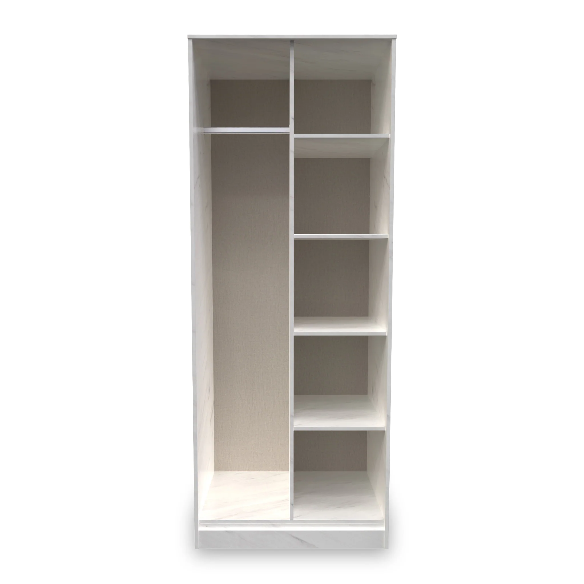 Moreno Marble Open Shelf Unit - Image 2