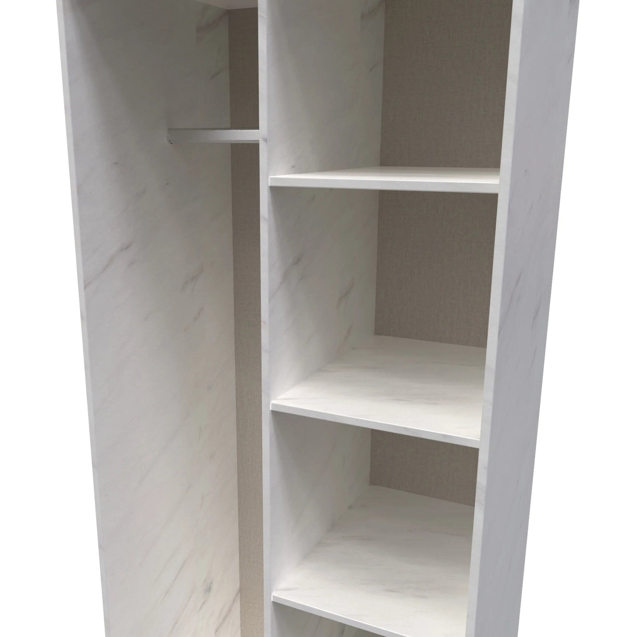 Moreno Marble Open Shelf Unit - Image 3