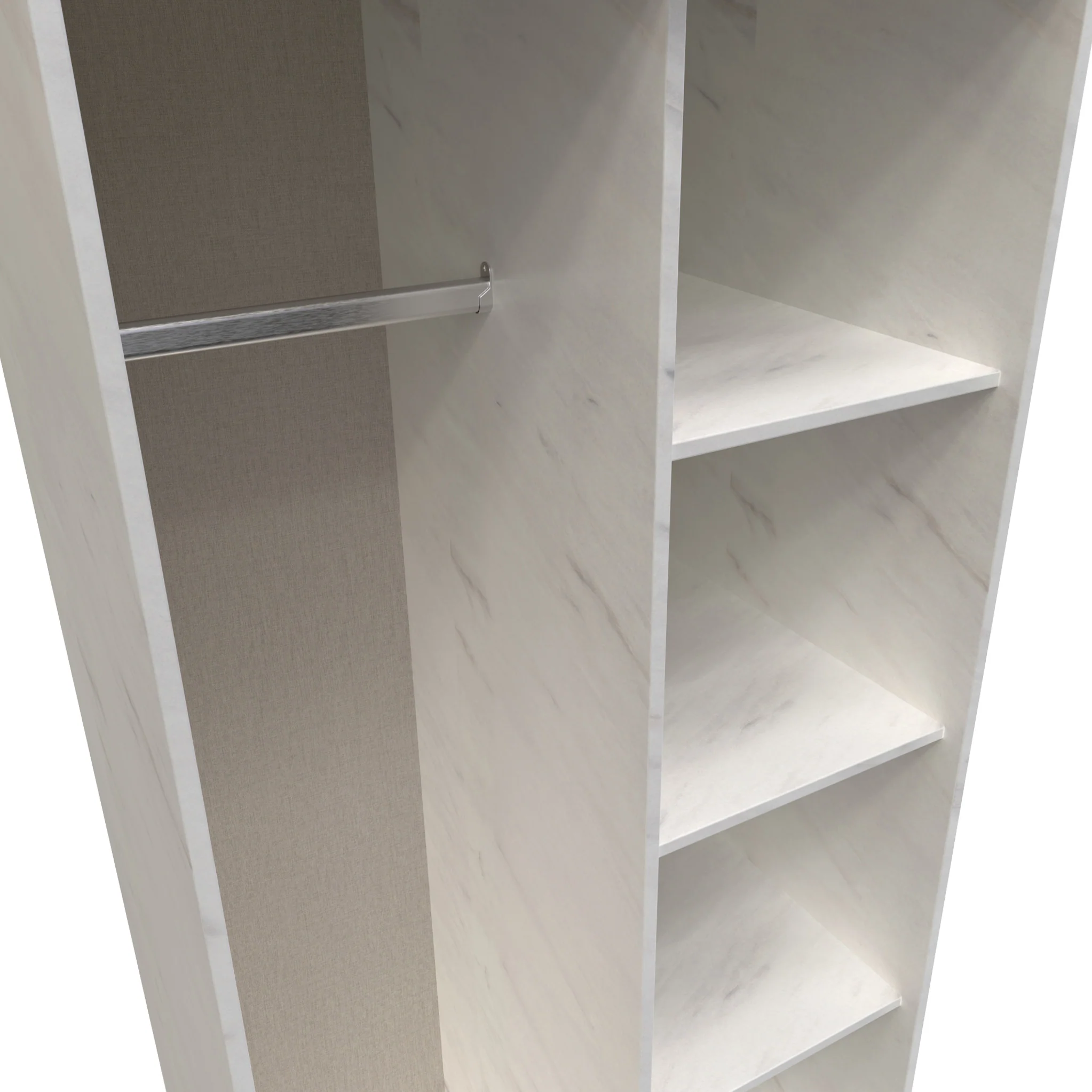 Moreno Marble Open Shelf Unit - Image 4