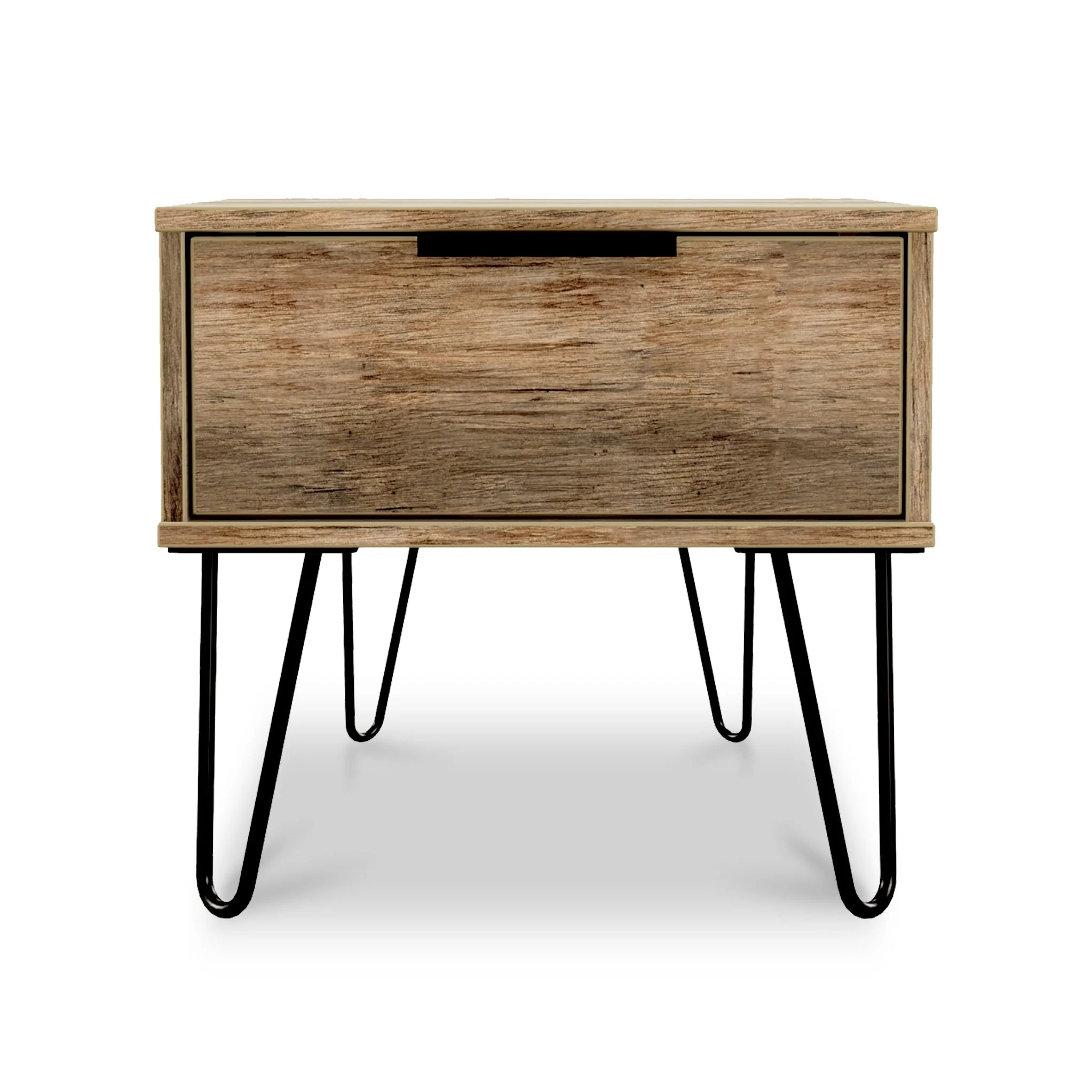 Moreno Rustic Oak 1 Drawer Bedside - Image 2