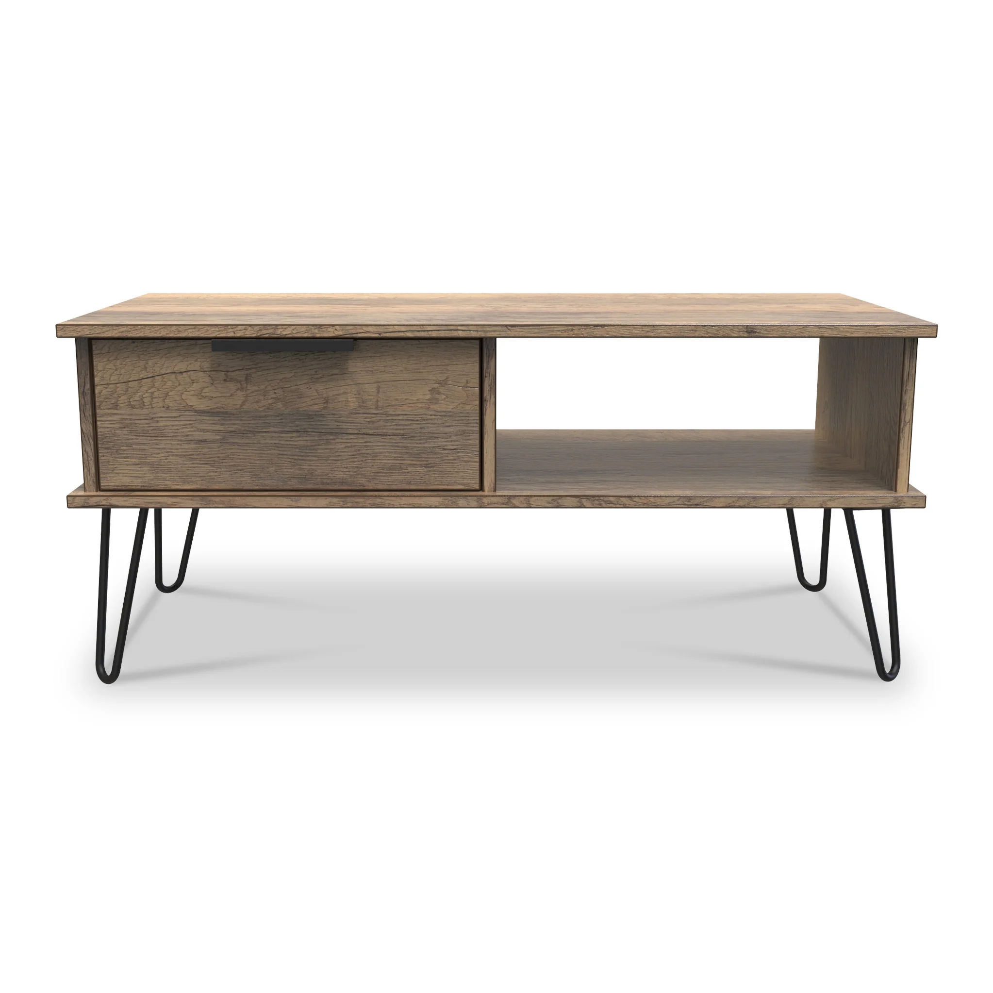 Moreno Rustic Oak 1 Drawer Coffee Table - Image 2