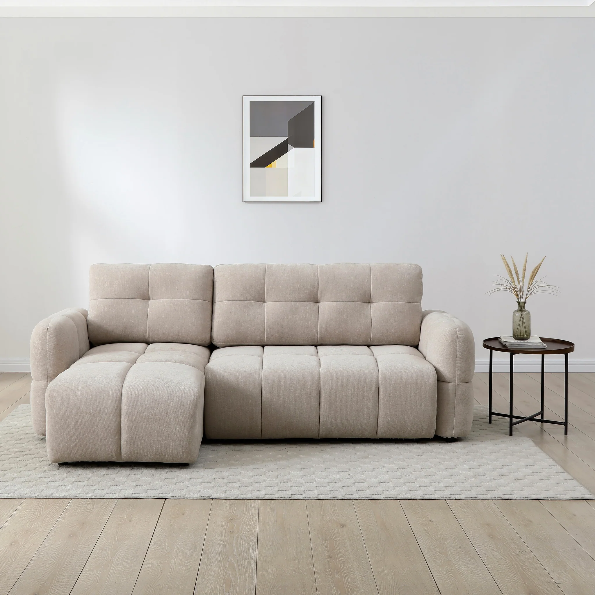 Morse Quilted Chaise Sofa Bed - Image 2