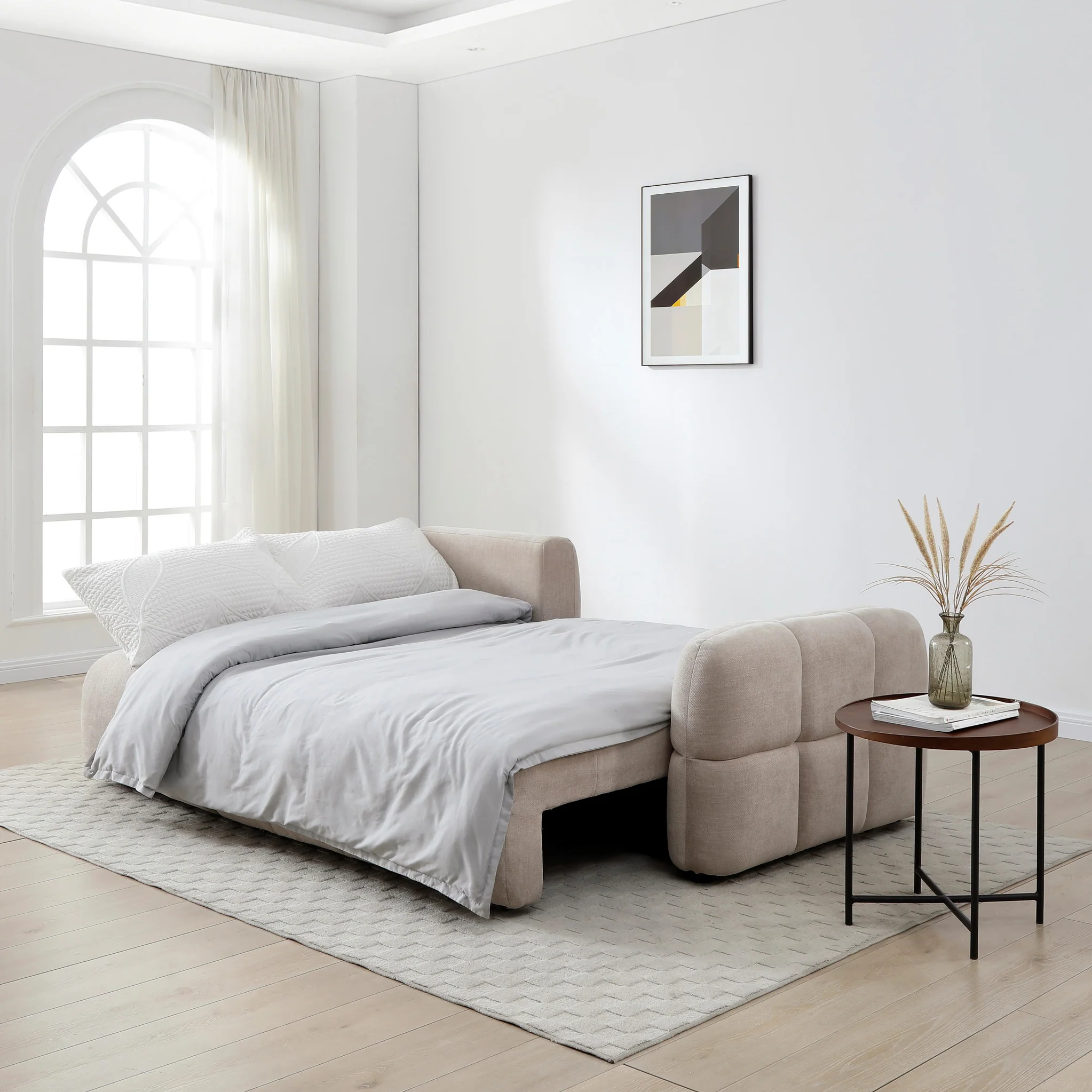 Morse Quilted Chaise Sofa Bed - Image 3