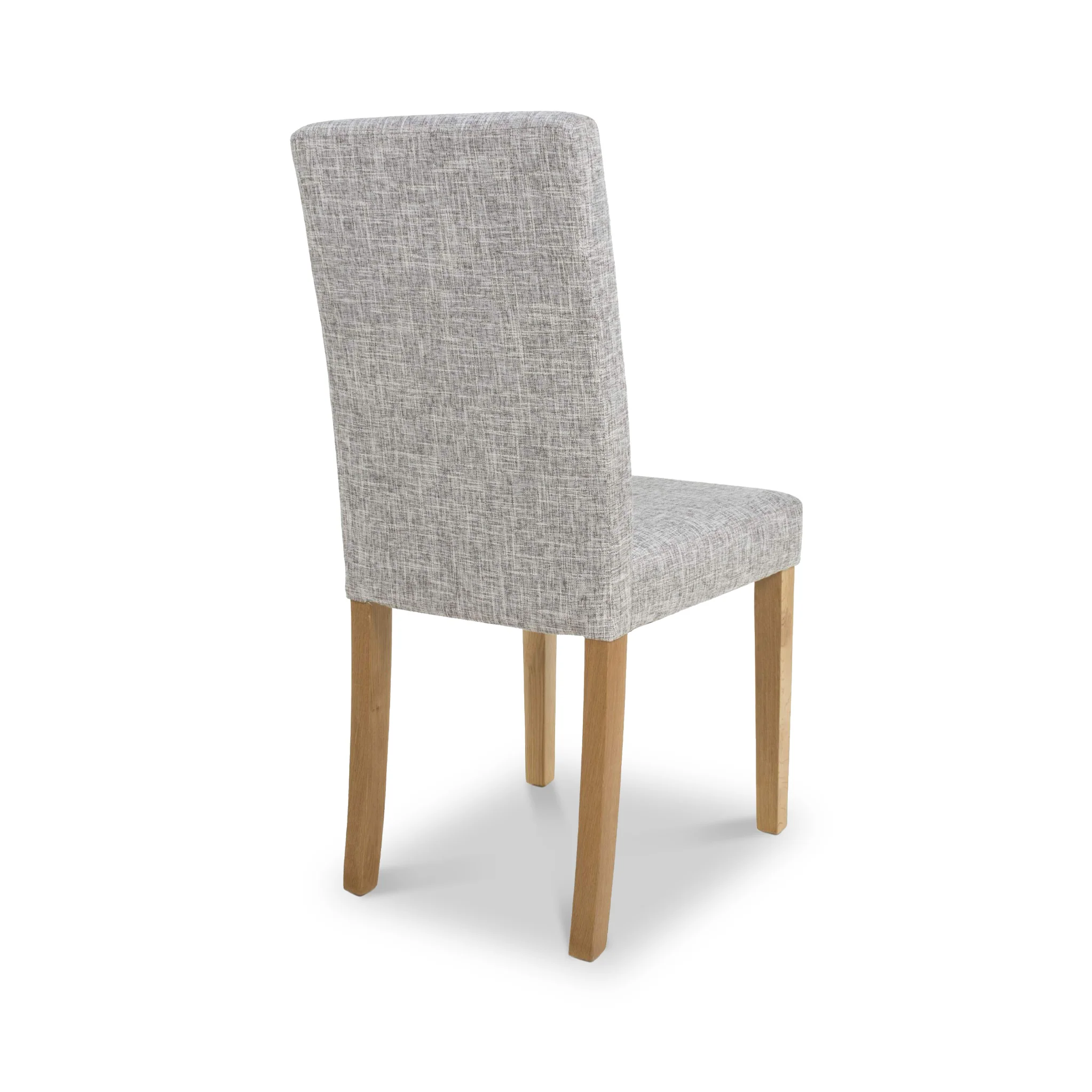 Morwen Grey Faux Linen Dining Chair - Image 8