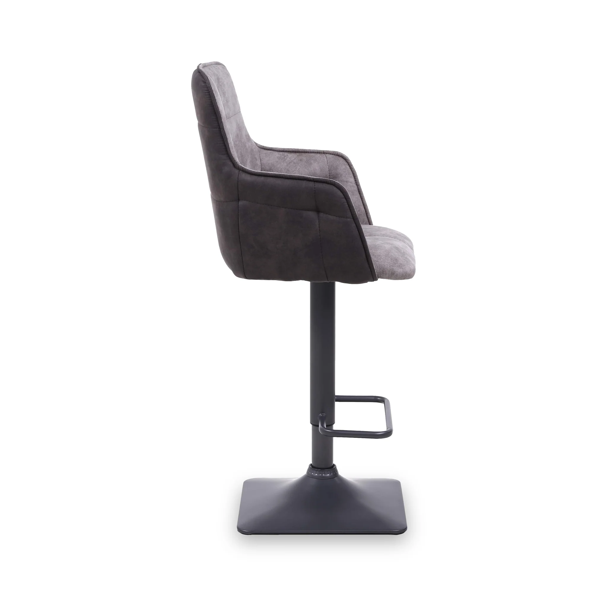 Morwyn Faux Suede Bar Stool - Image 5