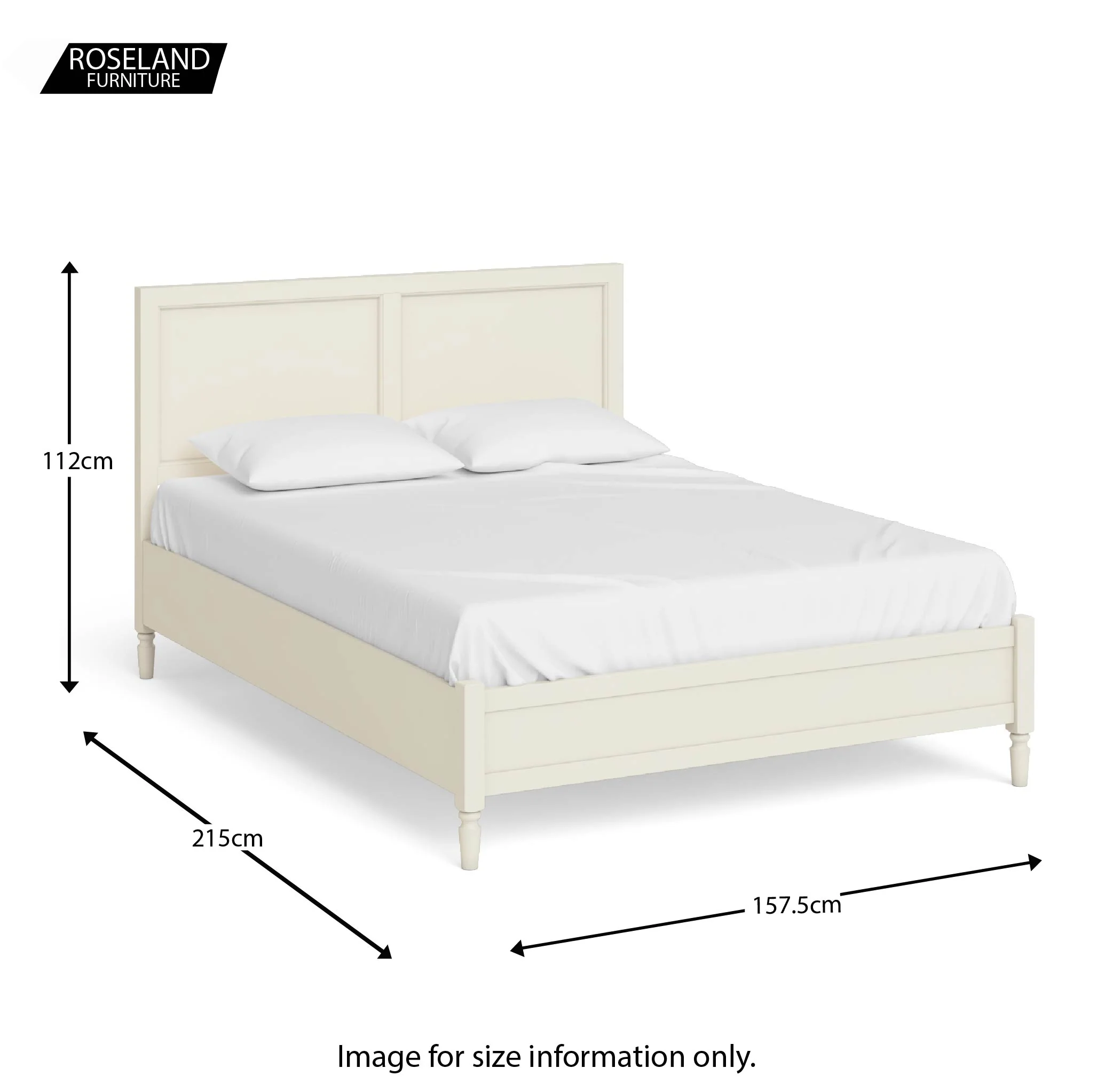 Mulsanne Cream Bed Frame - Image 9