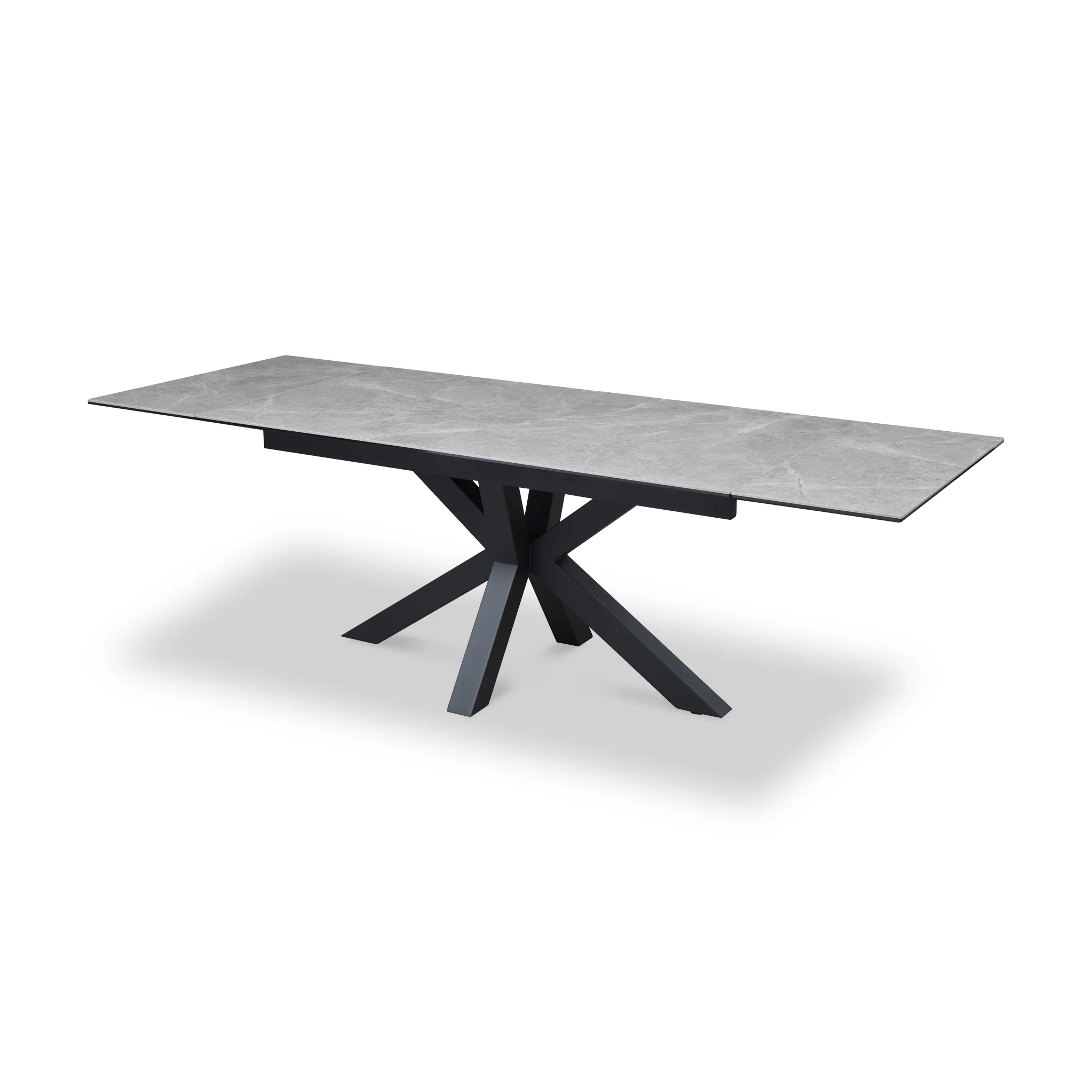 Mussi Grey 160-240cm Extending Ceramic Dining Table - Image 5