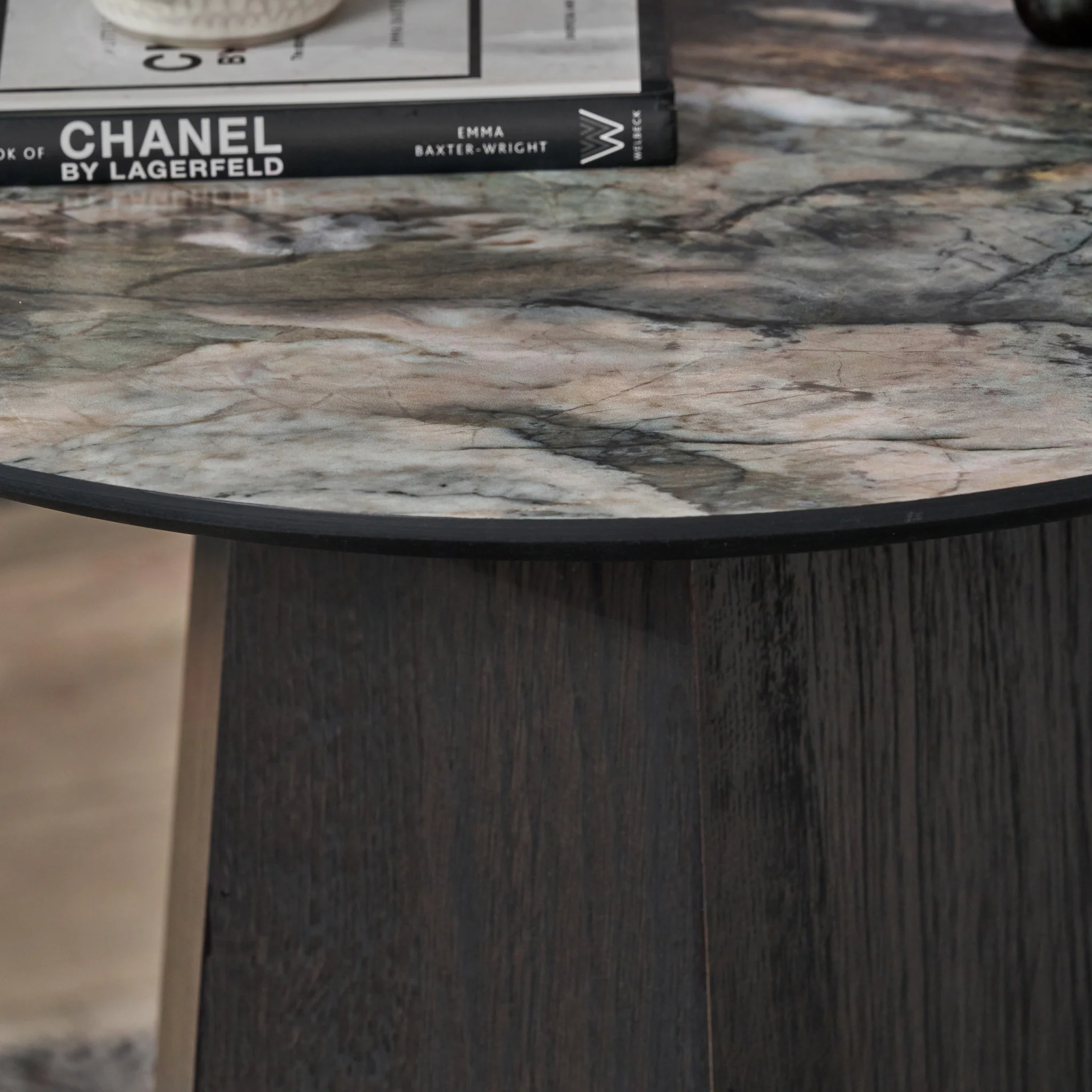 Myana Marble Effect Coffee Table - Image 3
