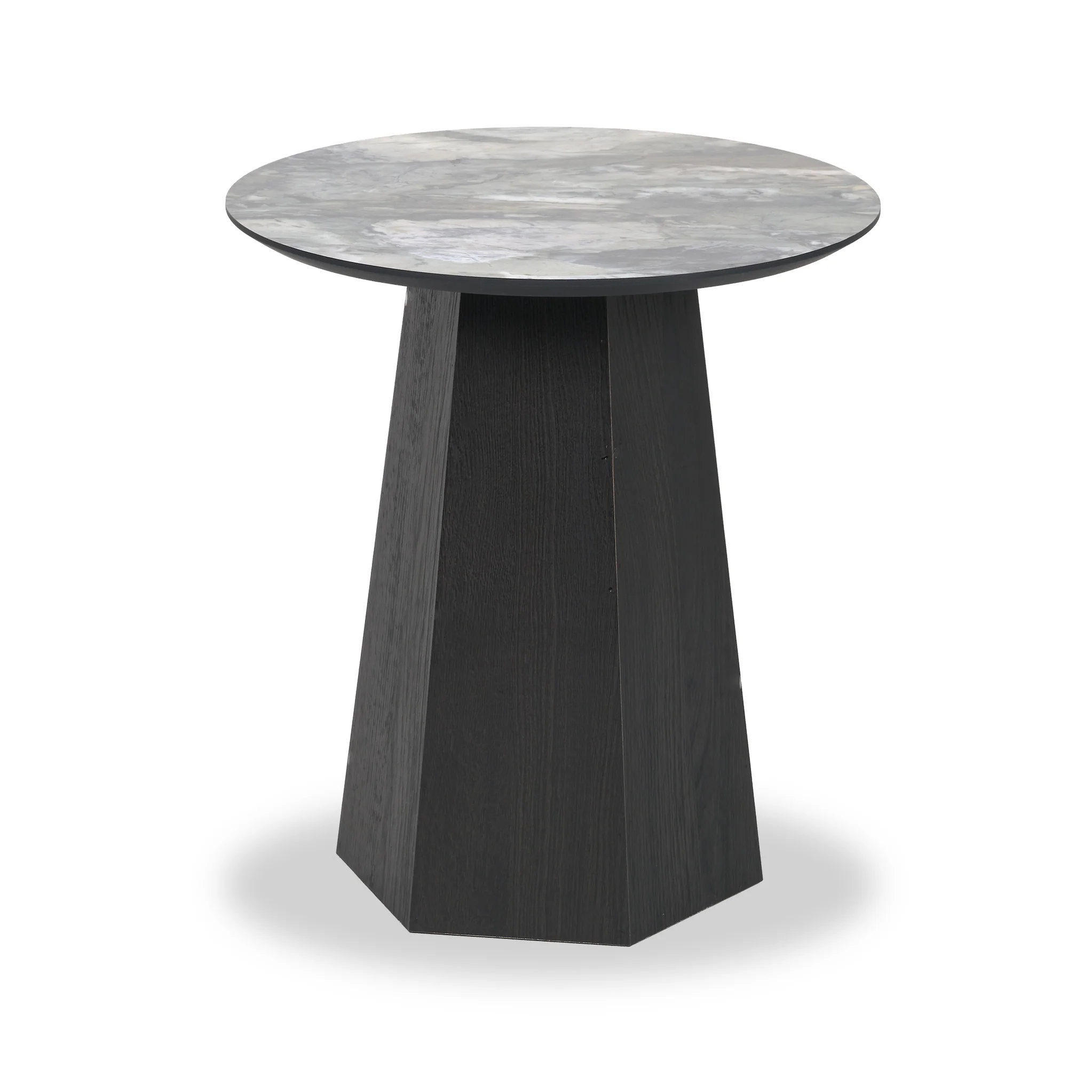 Myana Marble Effect Side Table - Image 4