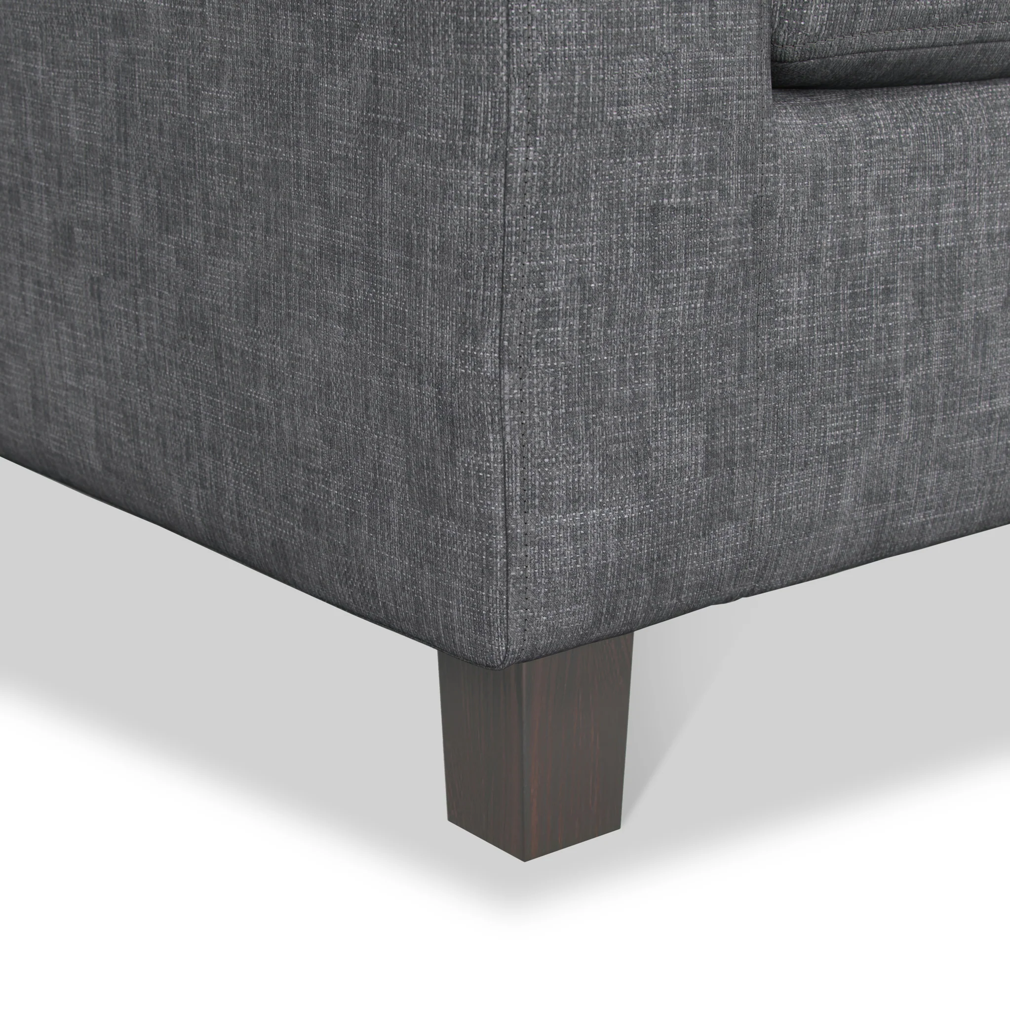 Myles Grey Fabric Armchair - Image 4