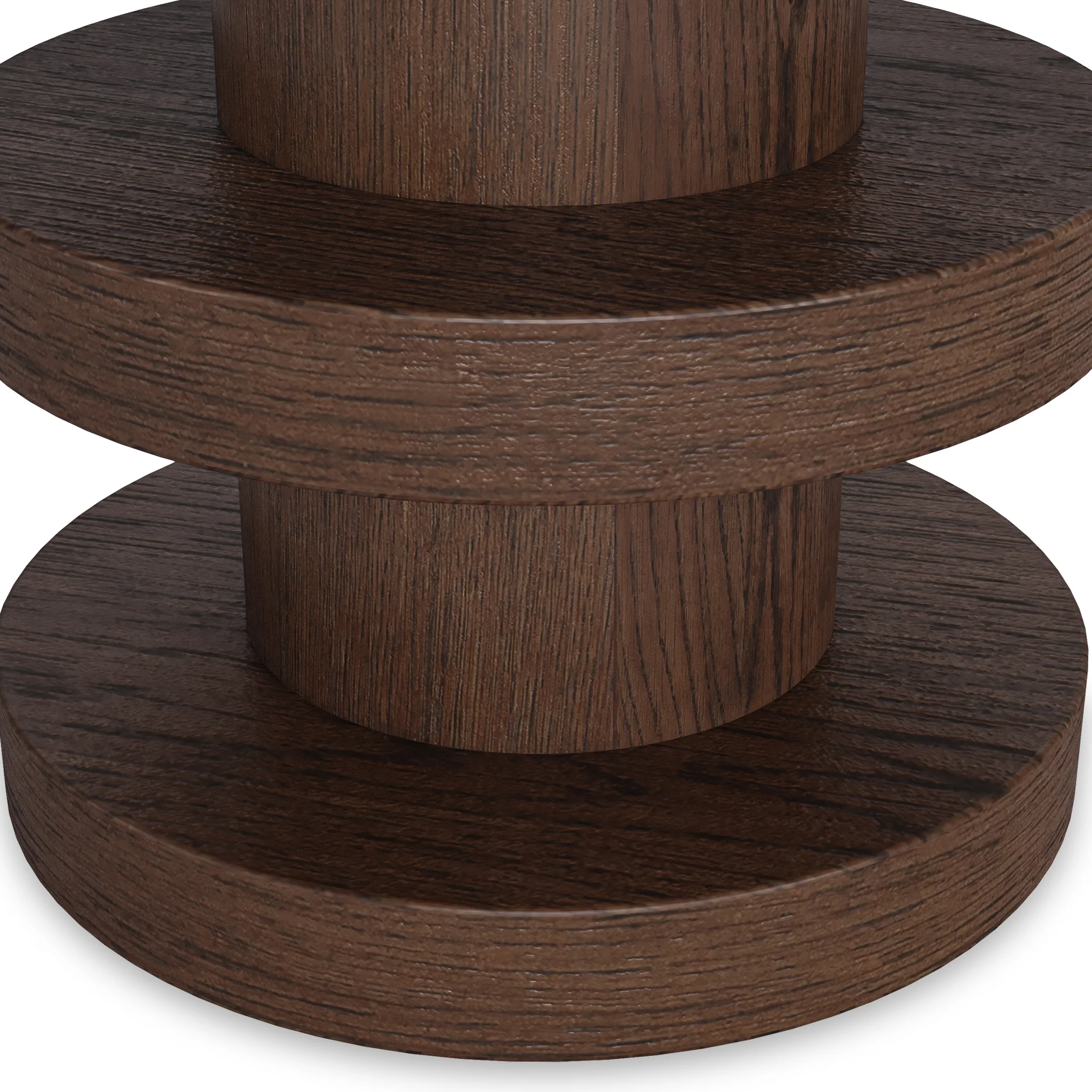 Mylor Oak Bobbin Side Table - Image 5