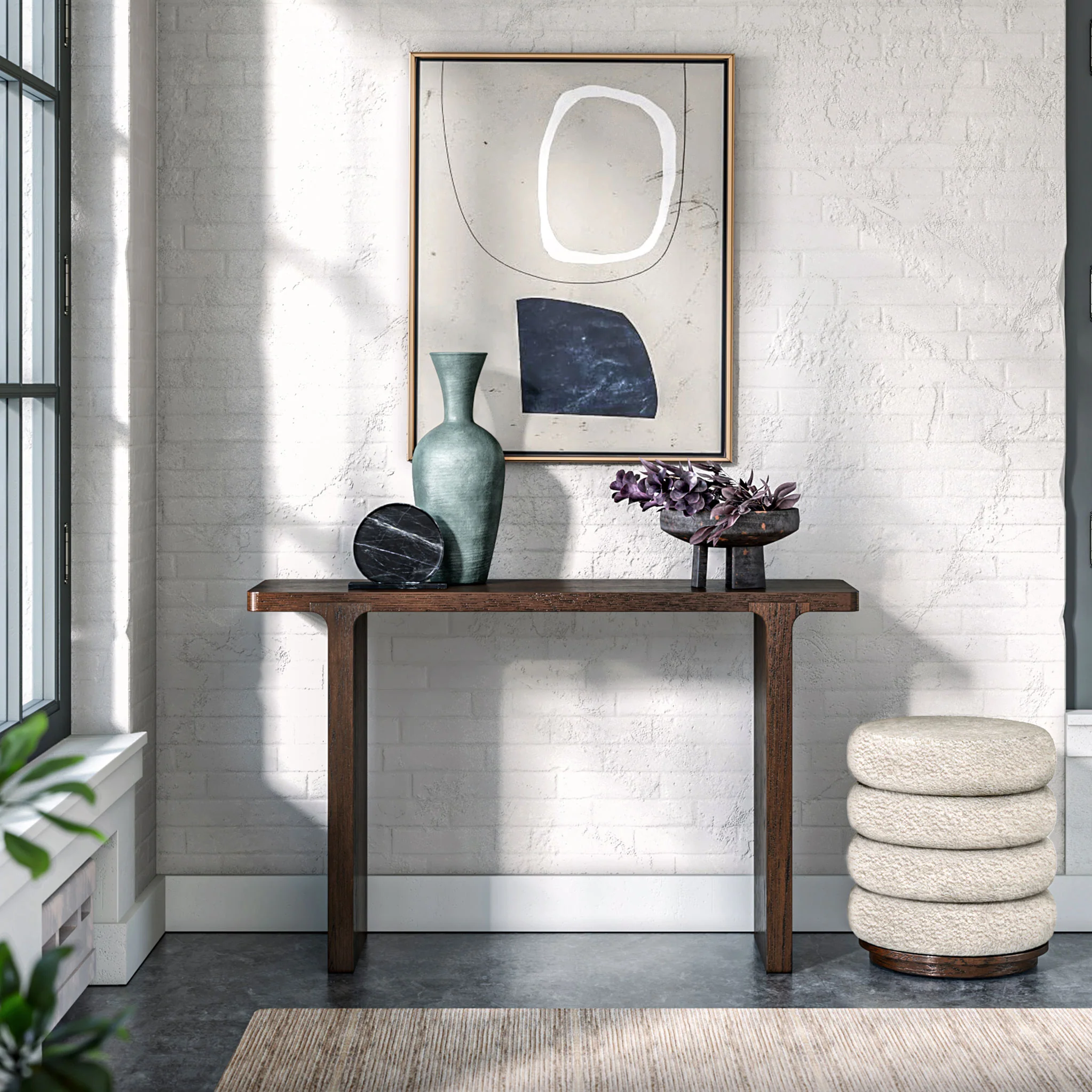 Mylor Oak Console Table - Image 2