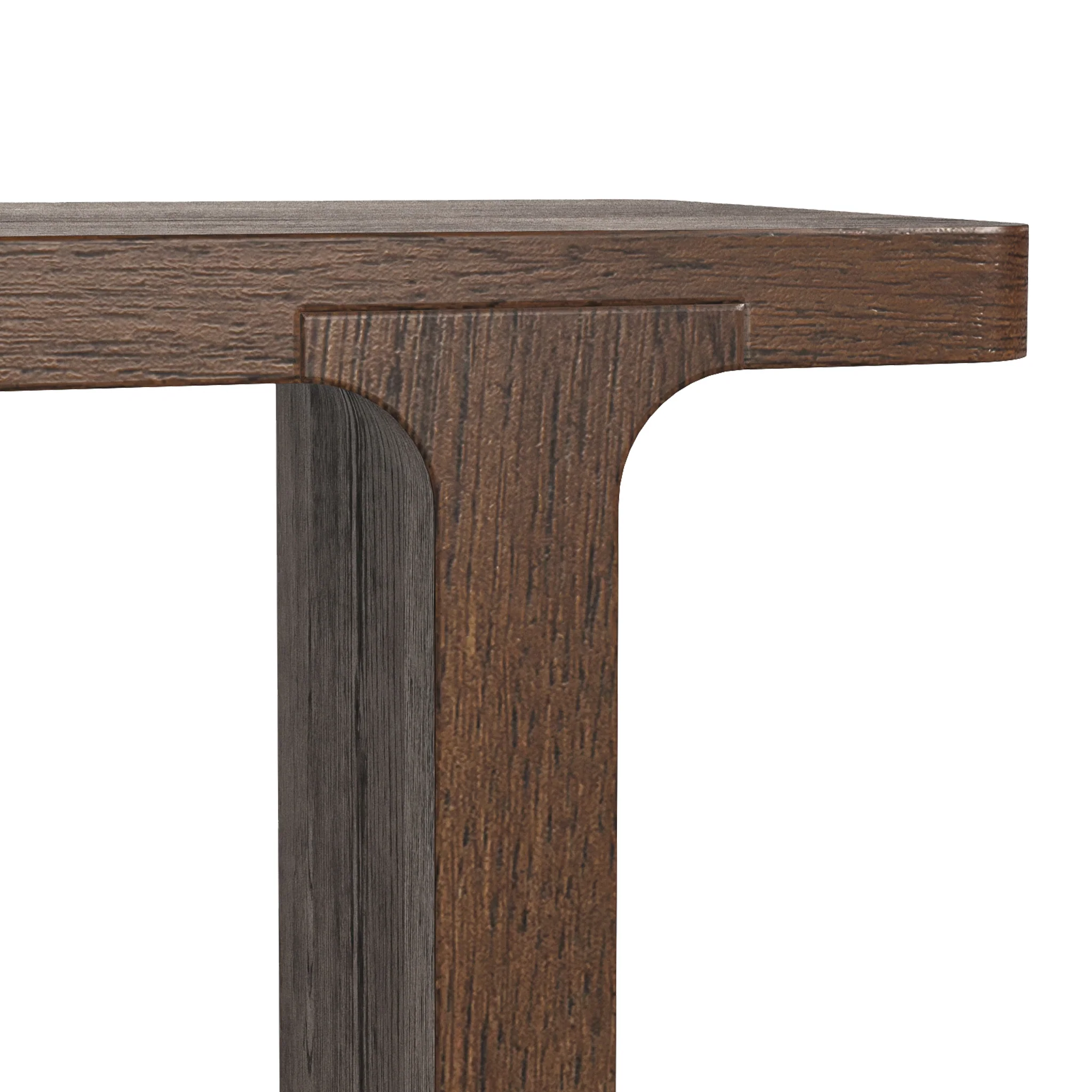 Mylor Oak Console Table - Image 7
