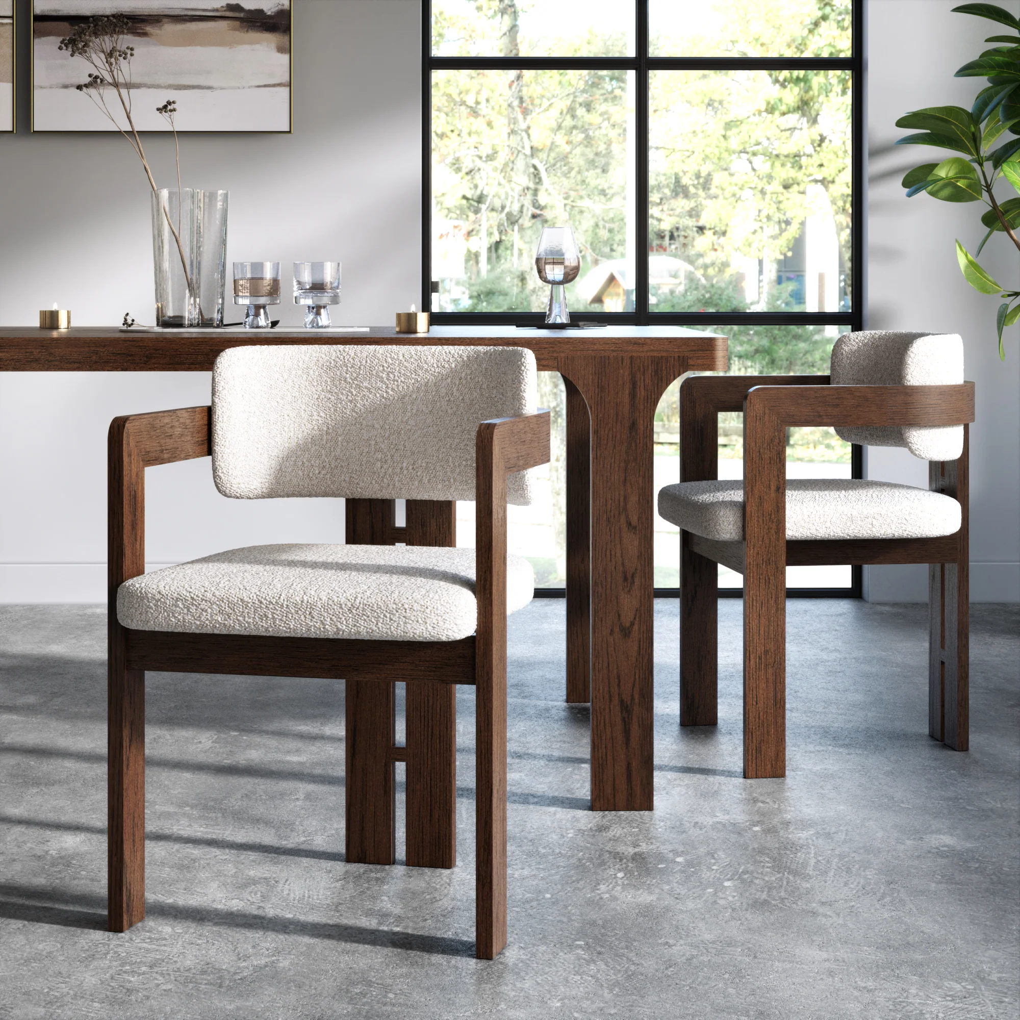 Mylor Oak Dining Chair - Image 2