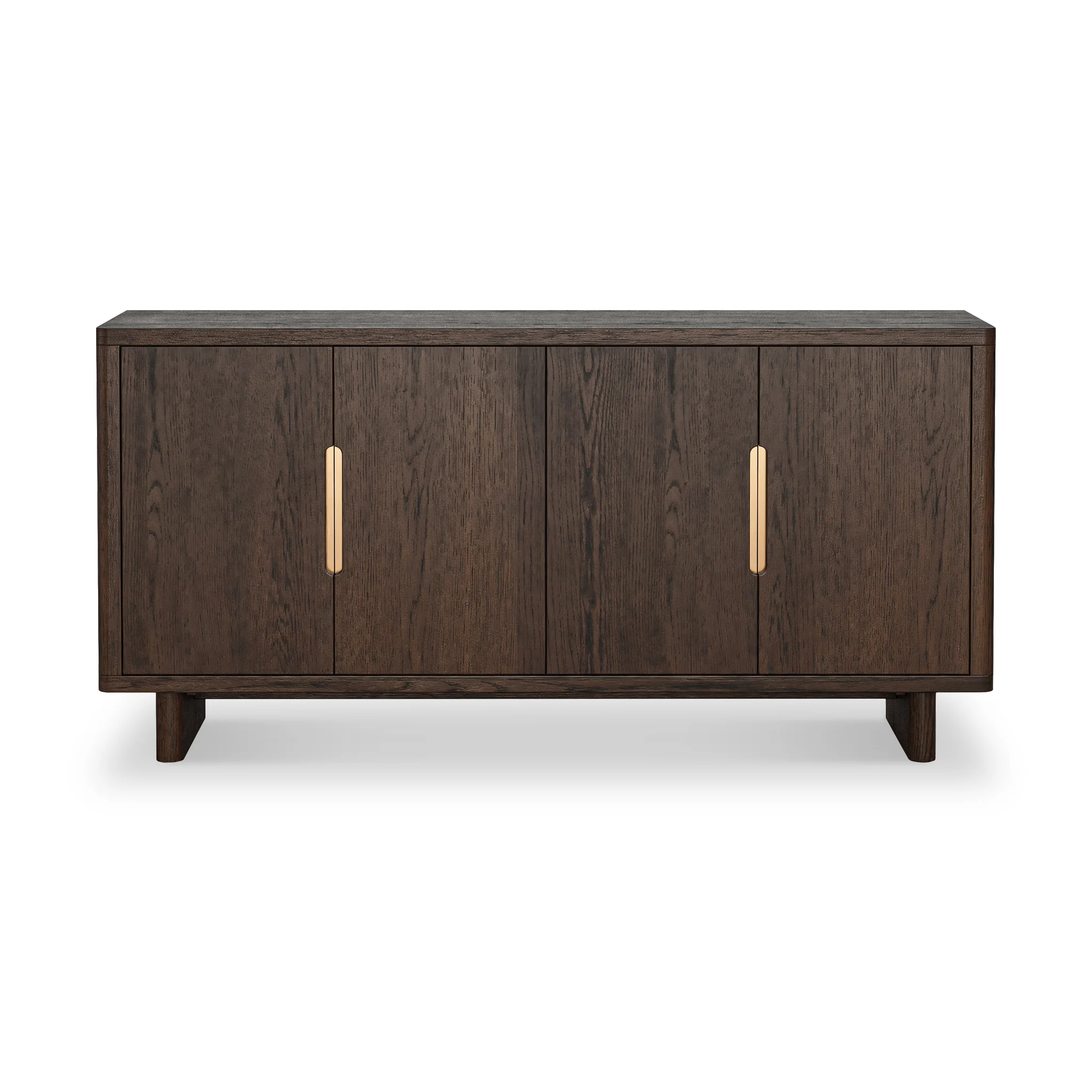Mylor Oak Large 4 Door Sideboard - Image 3