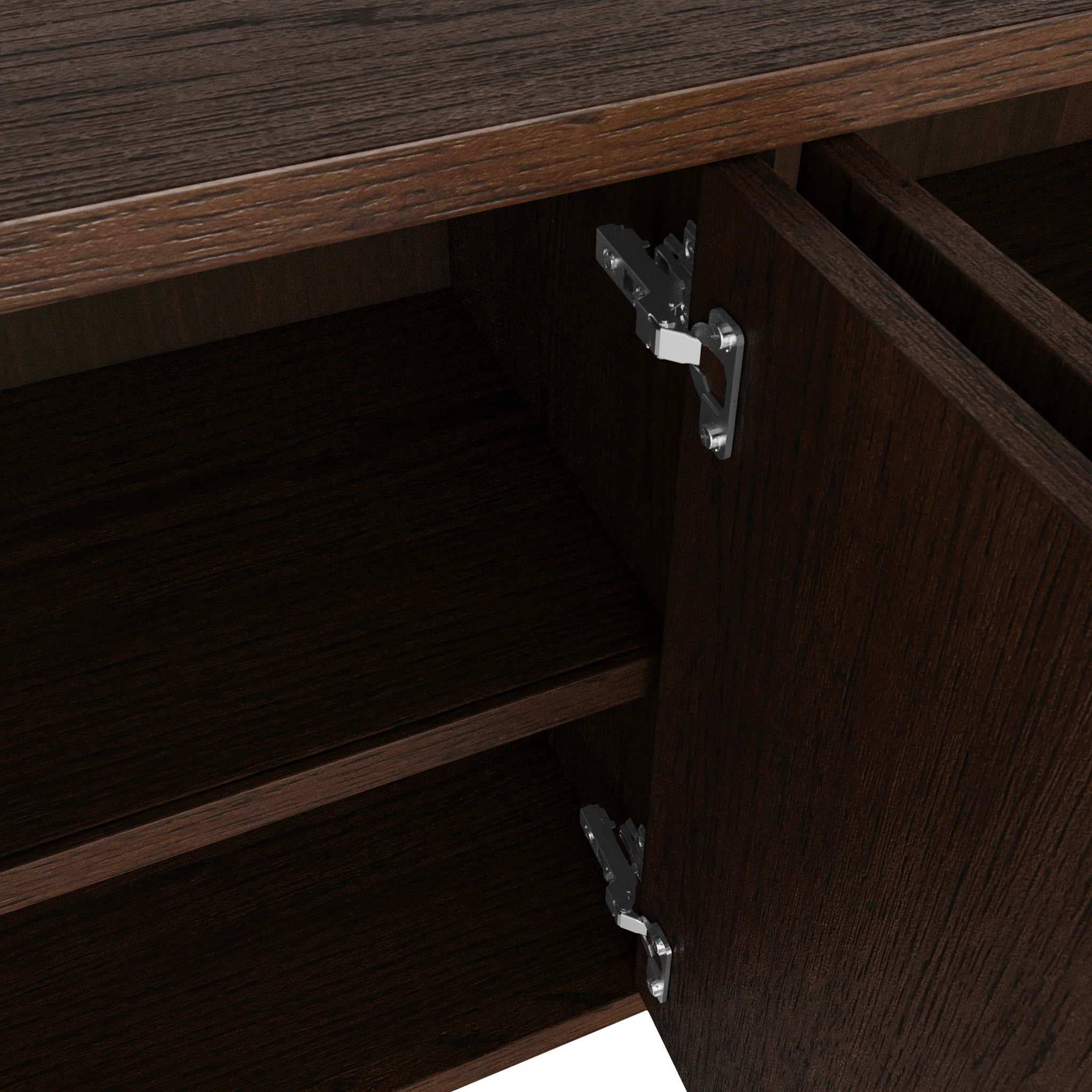 Mylor Oak Large 4 Door Sideboard - Image 9