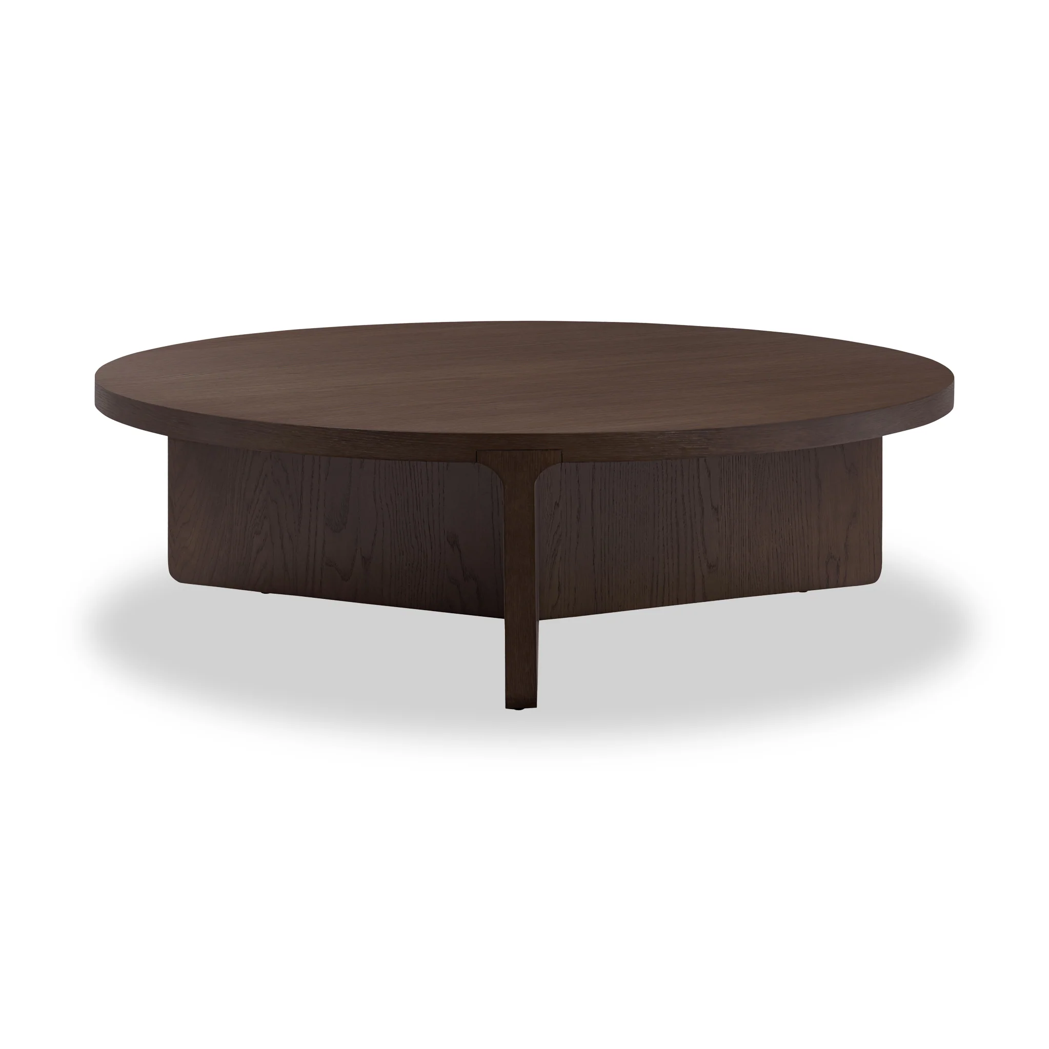 Mylor Oak Large Round Coffee Table - Image 3