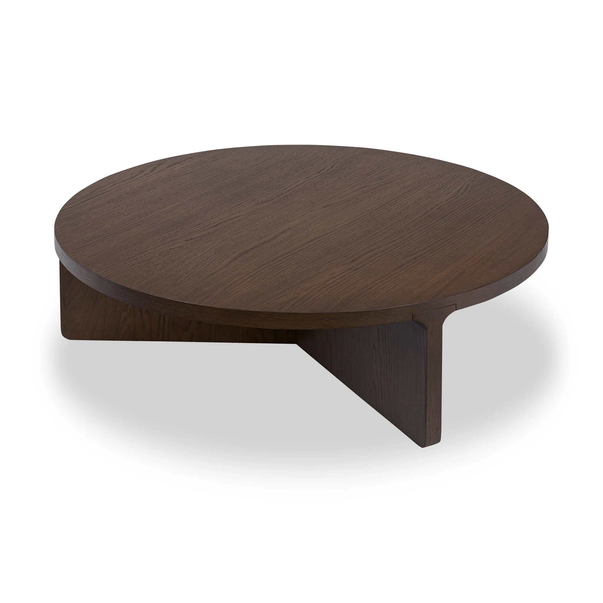 Mylor Oak Large Round Coffee Table - Image 4