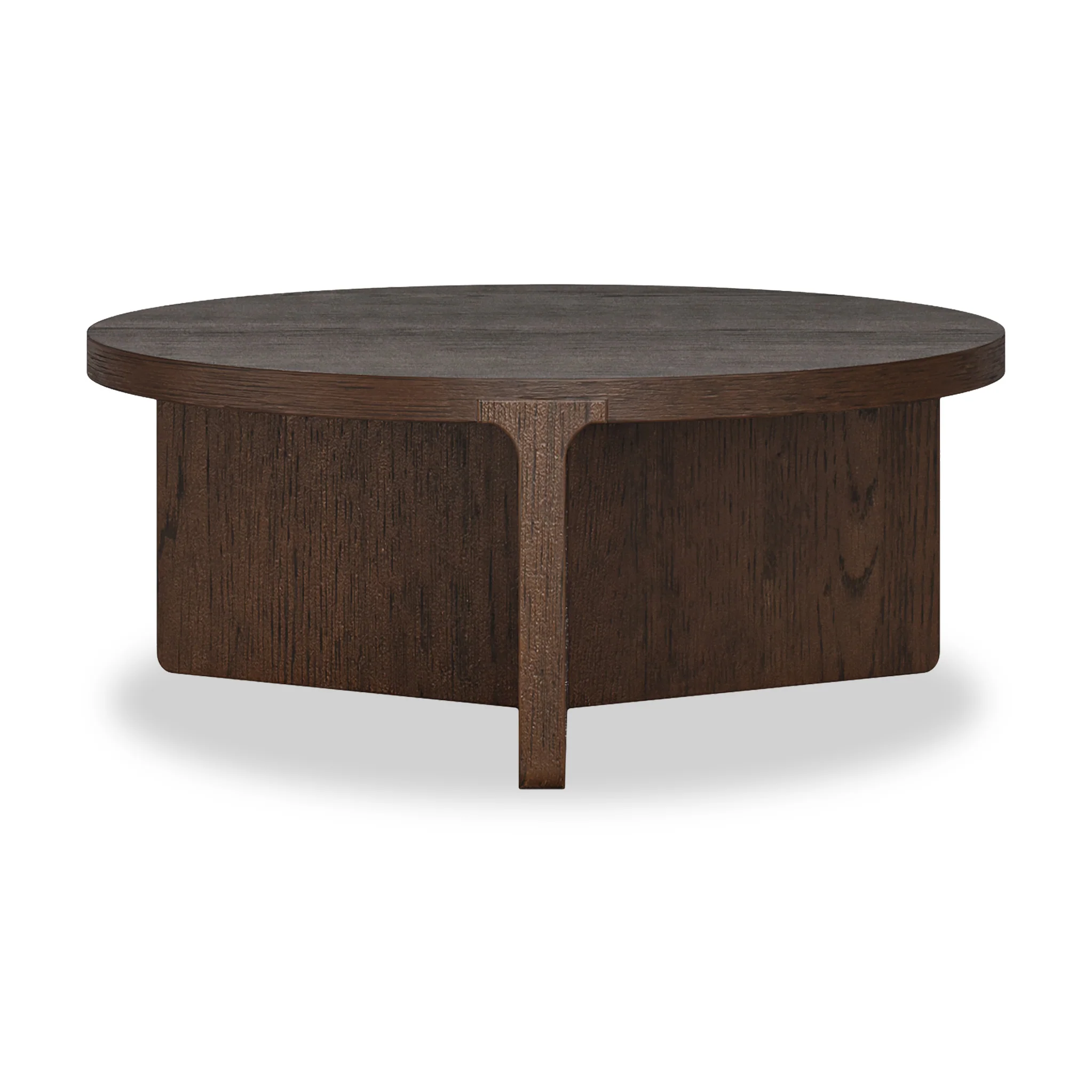 Mylor Oak Round Coffee Table - Image 3