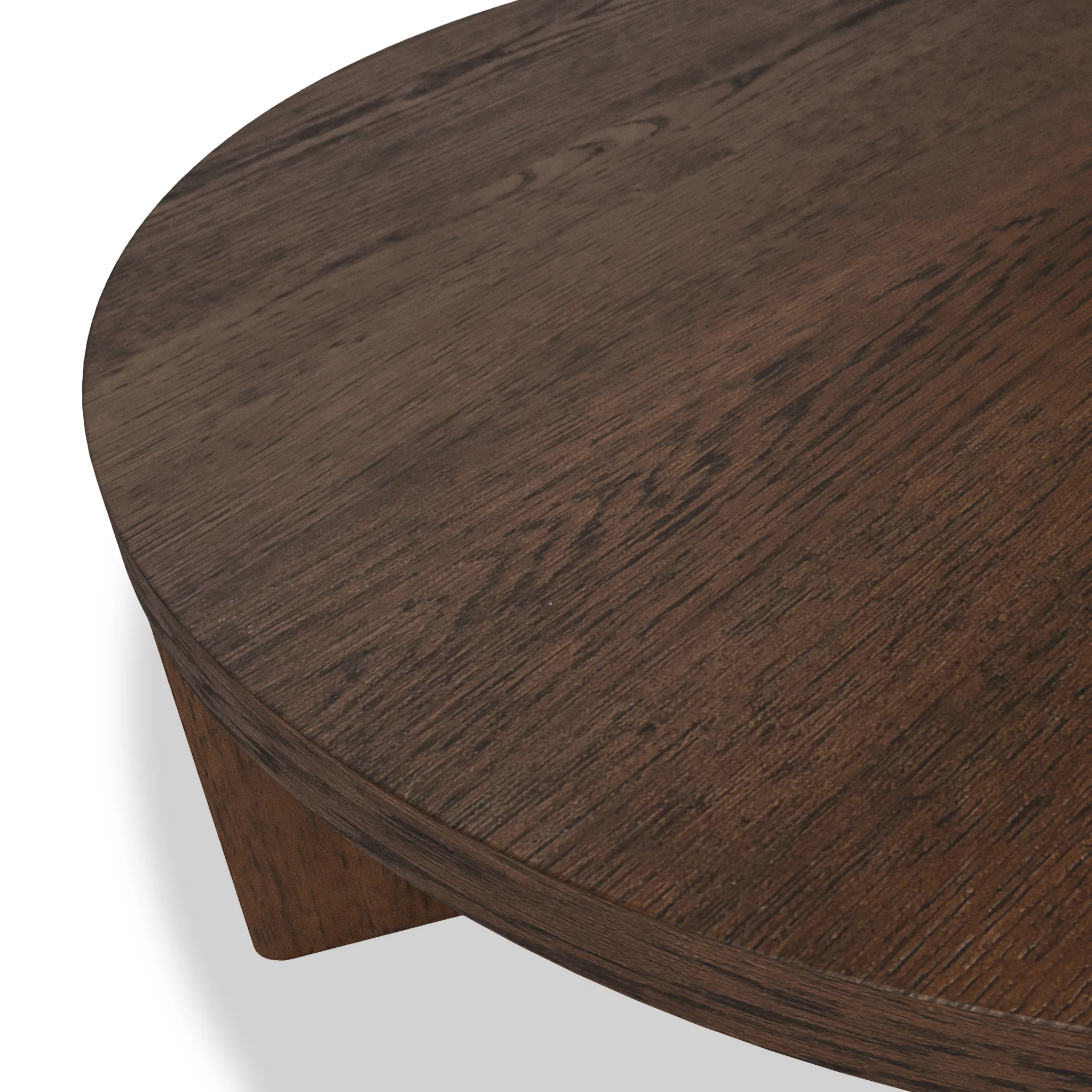 Mylor Oak Round Coffee Table - Image 6