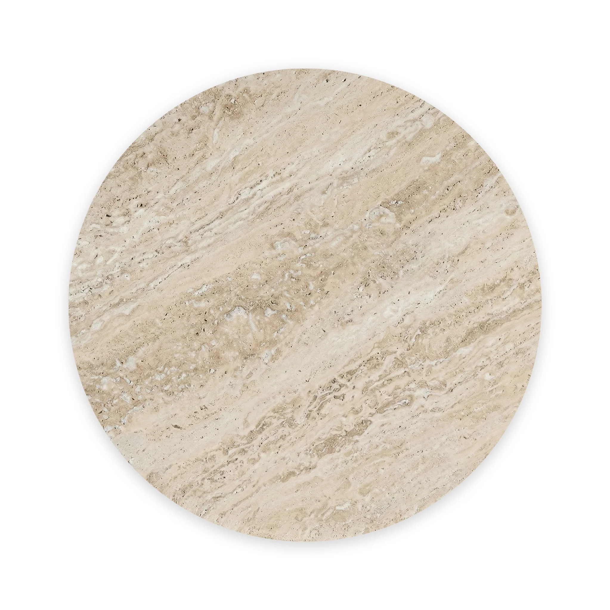 Mylor Travertine Top Coffee Table - Image 3