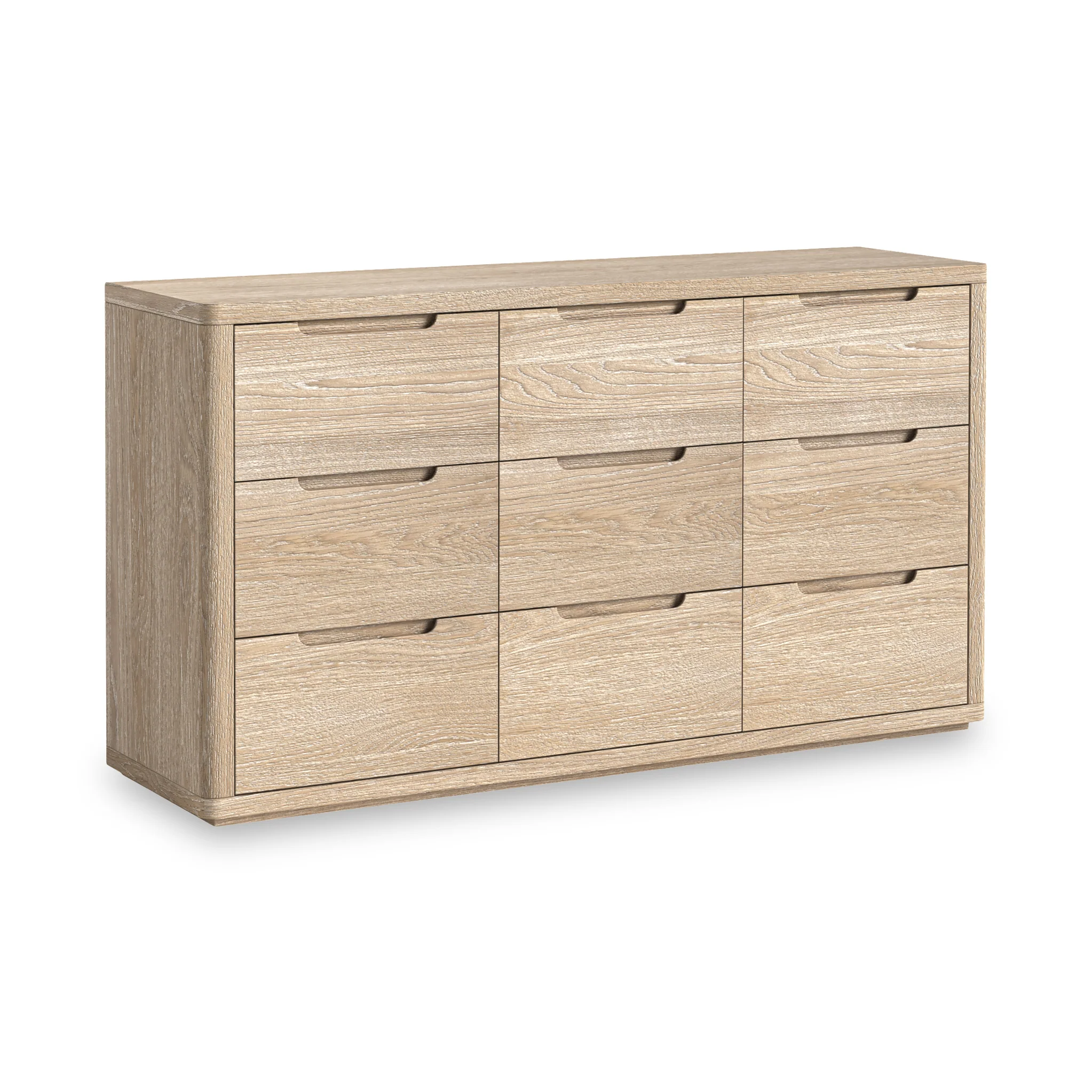 Mylor Washed Oak 9 Drawer Chest