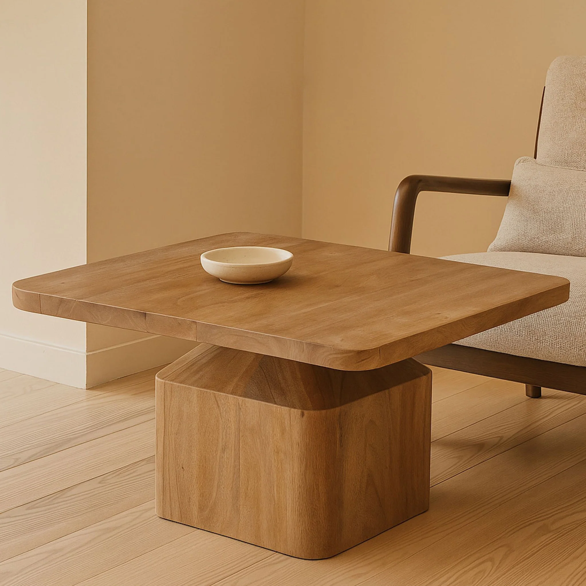 Nao Mango Wood Coffee Table - Image 2