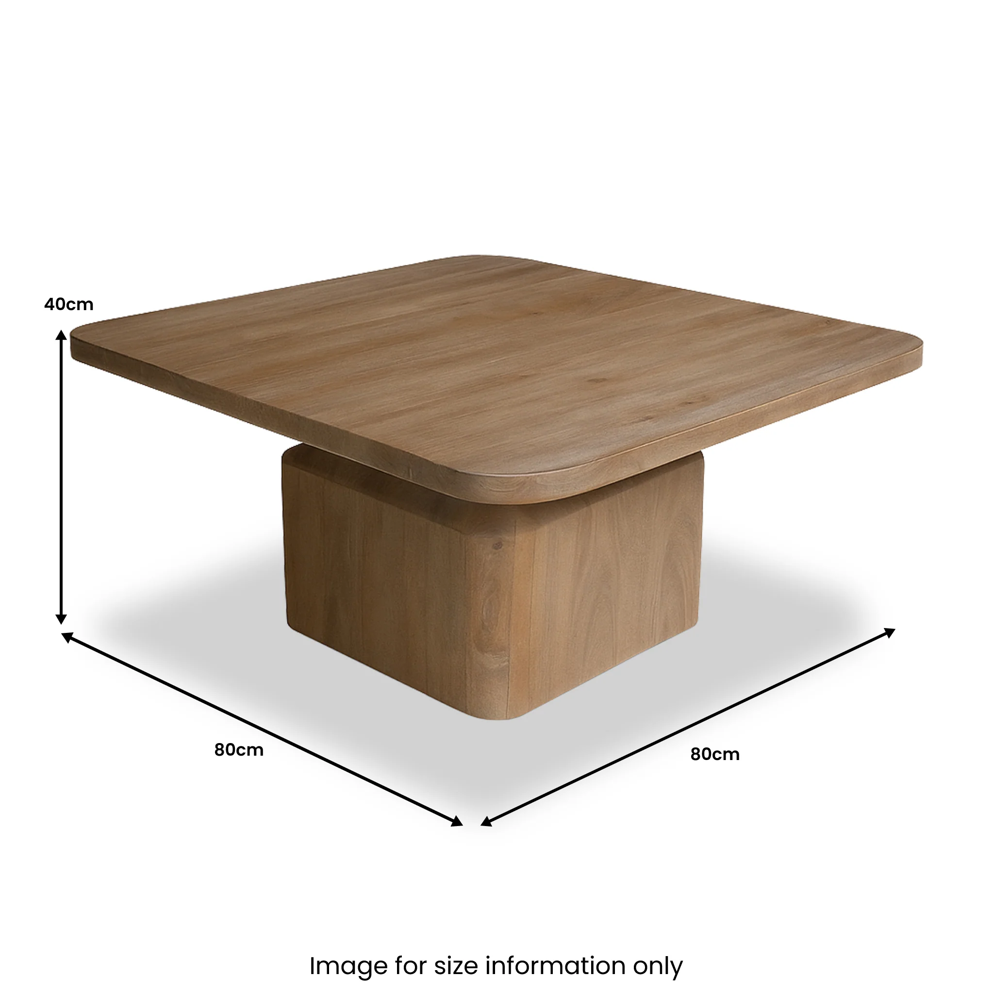Nao Mango Wood Coffee Table - Image 5
