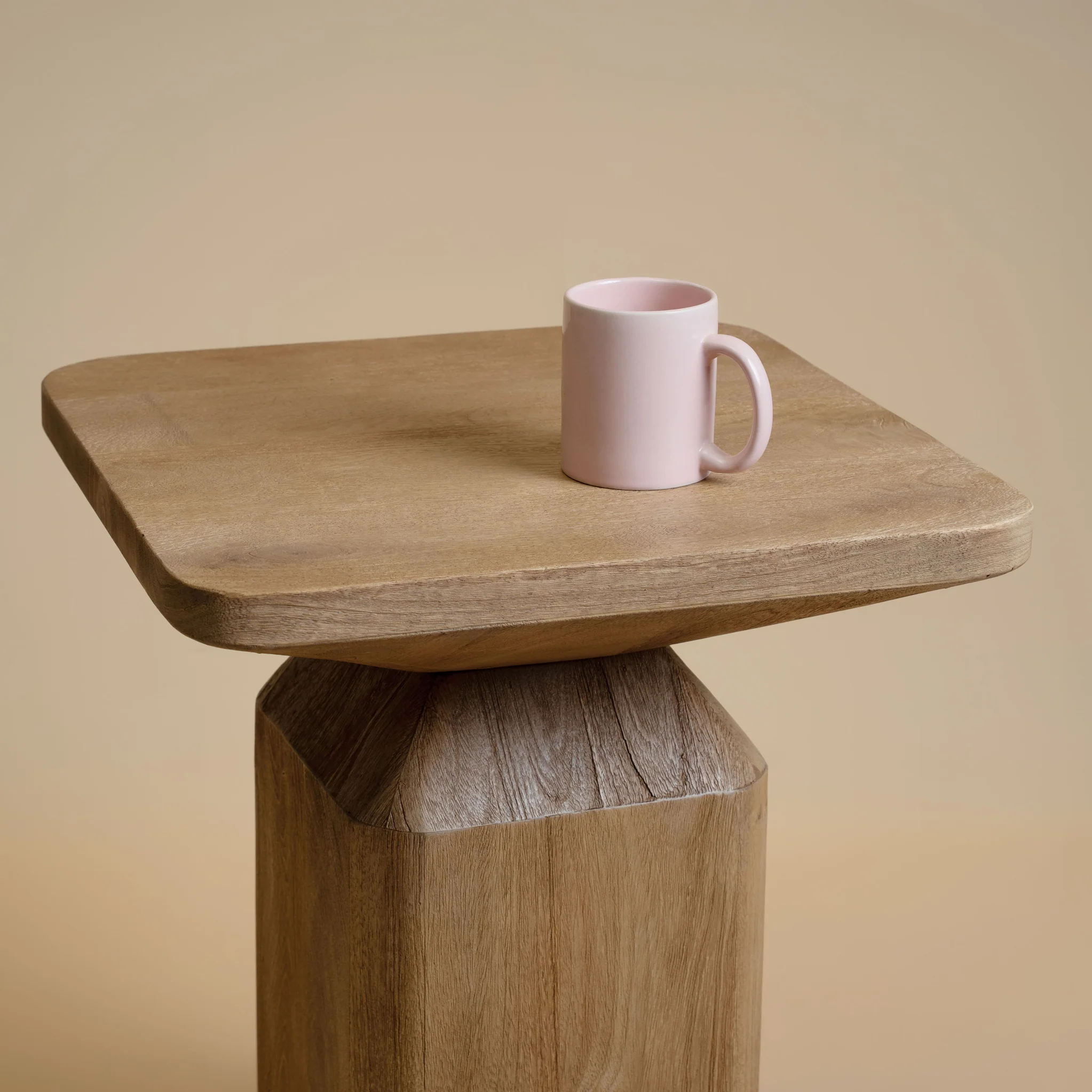 Nao Mango Wood Lamp Table - Image 5