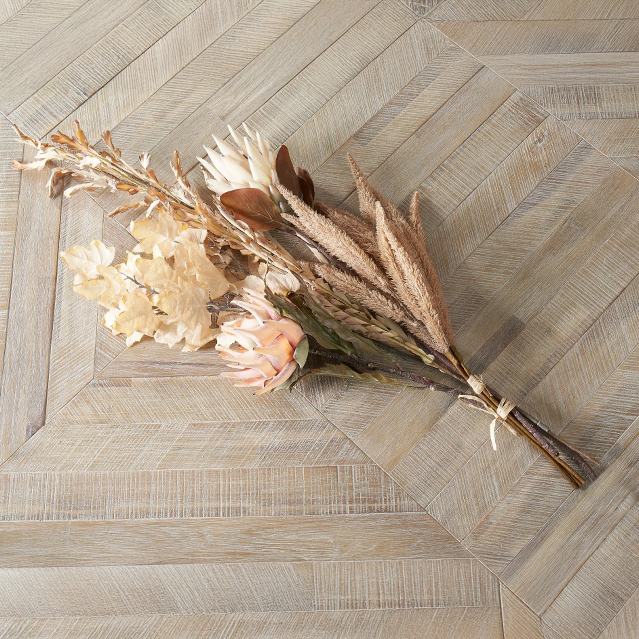 Natural Apricot Dried Flower Bunch - Image 2
