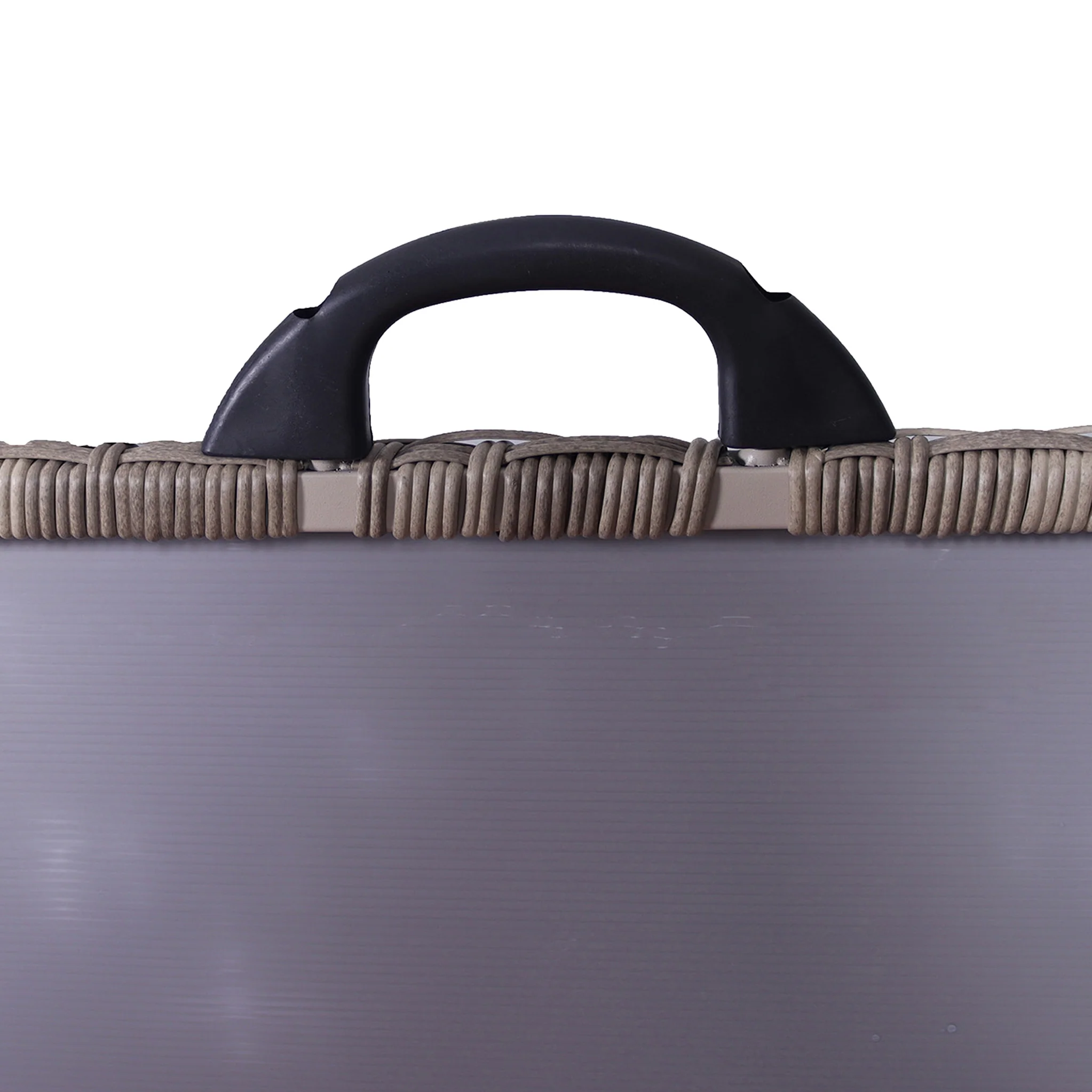 Natural Weave 510L Cushion Storage Box with Gas Lift - Image 9