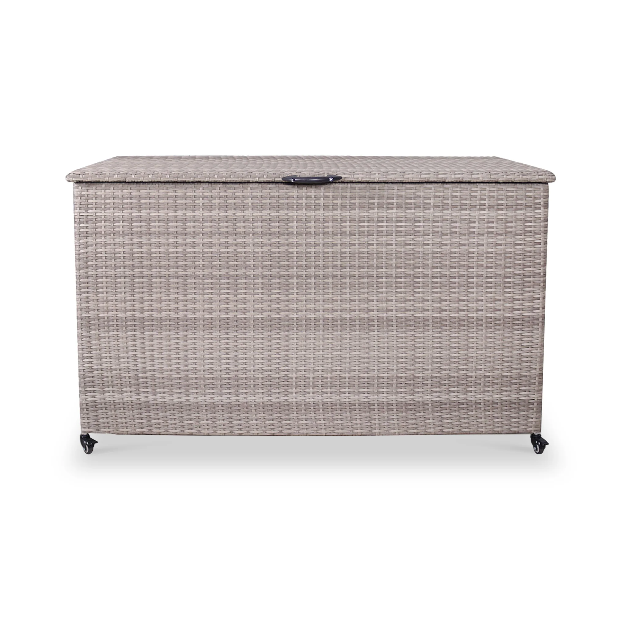 Natural Weave 645L Cushion Storage Box with Gas Lift - Image 8