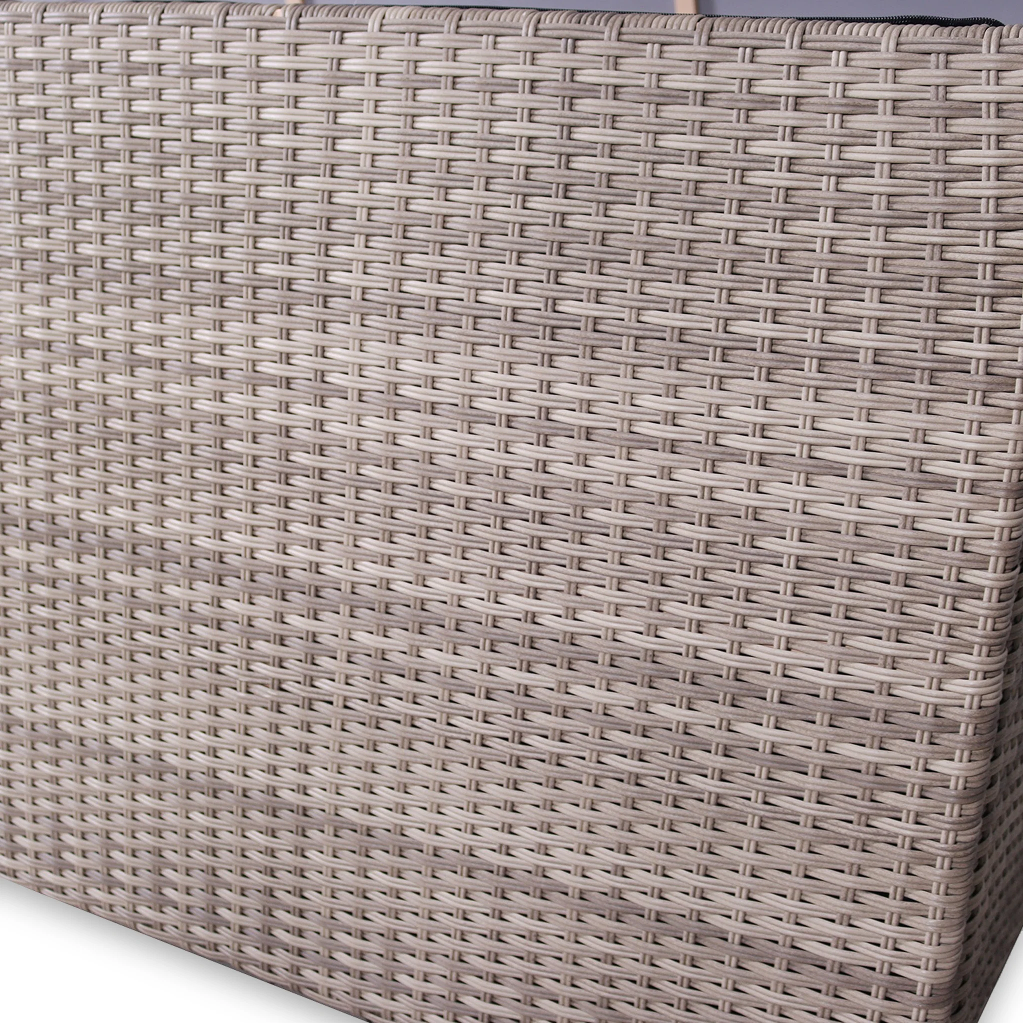Natural Weave 826L Cushion Storage Box with Gas Lift - Image 8