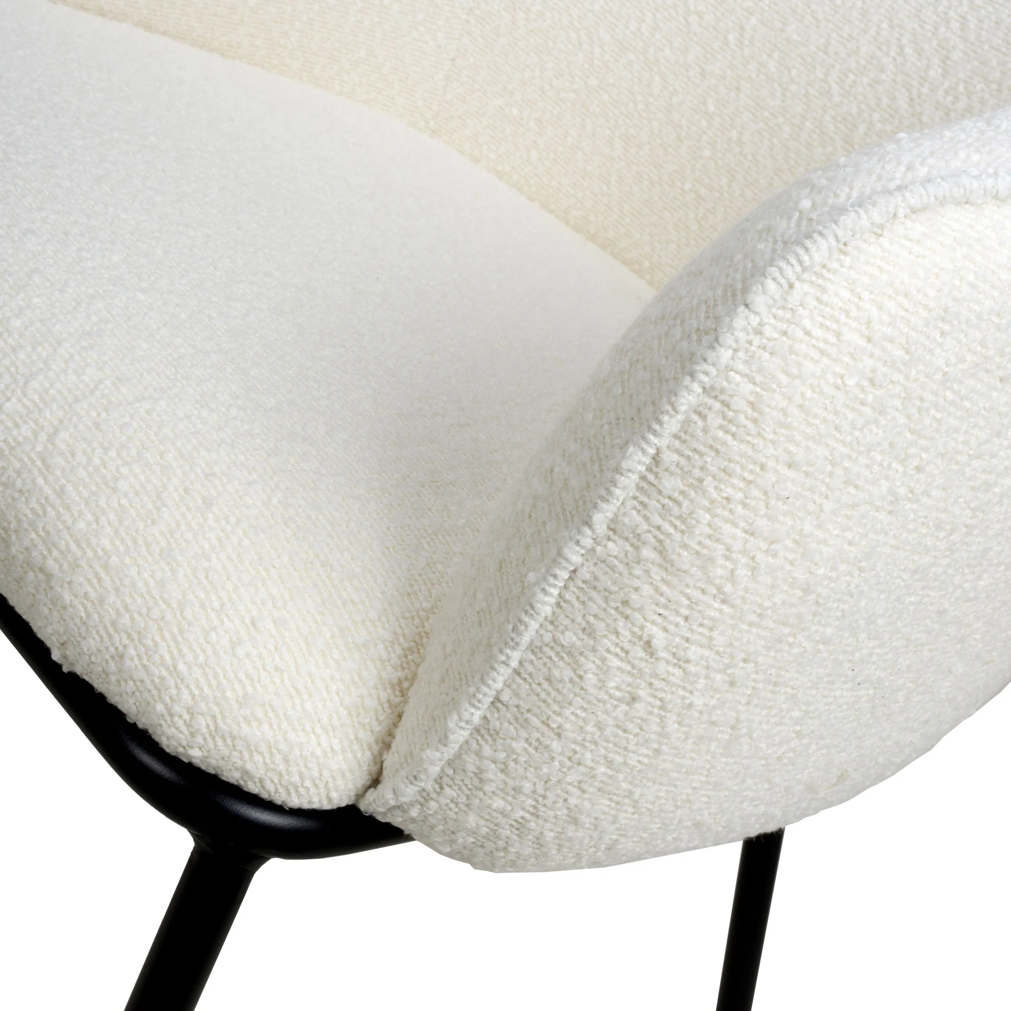 Newbridge Boucle Dining Chair - Image 11