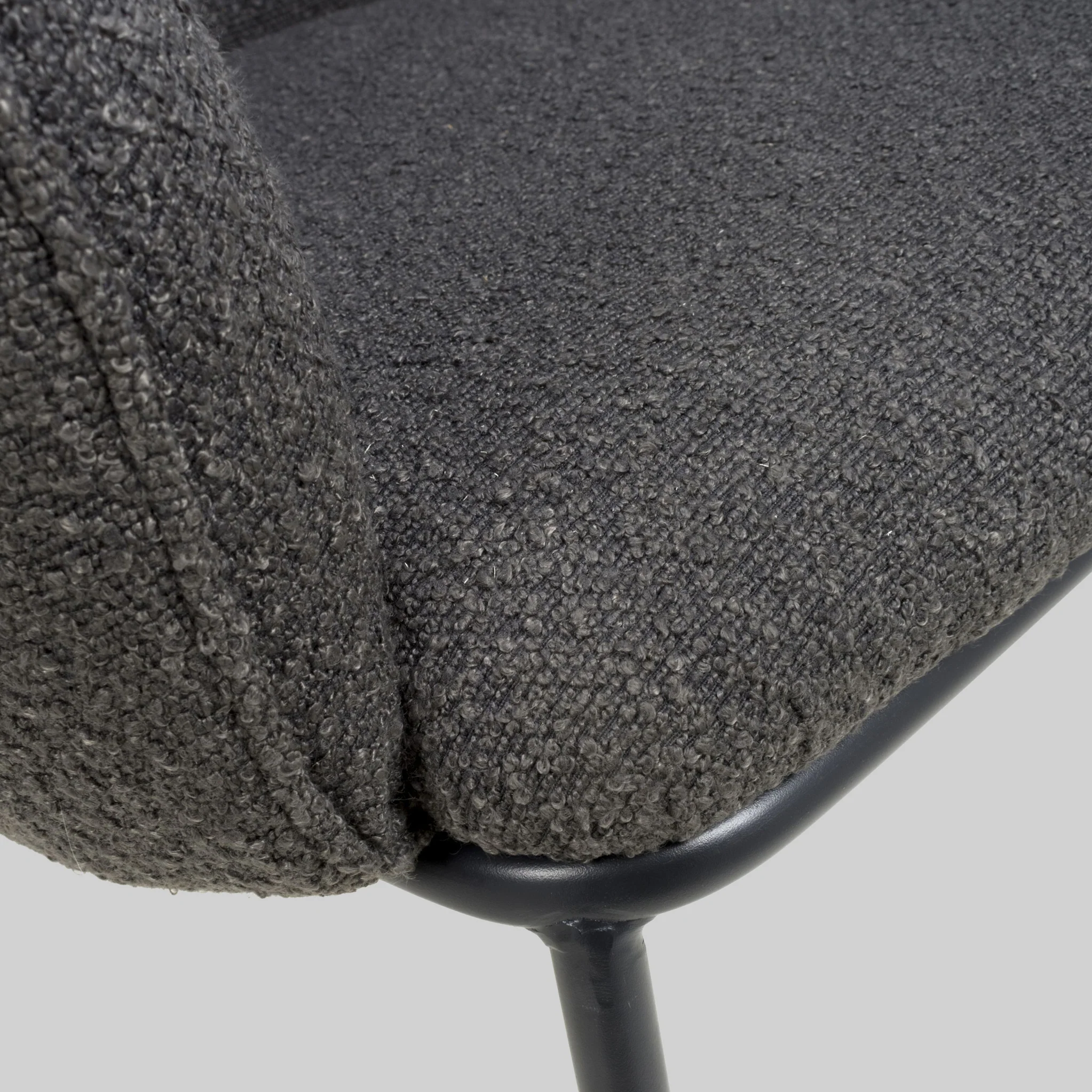Newbridge Boucle Dining Chair - Image 3