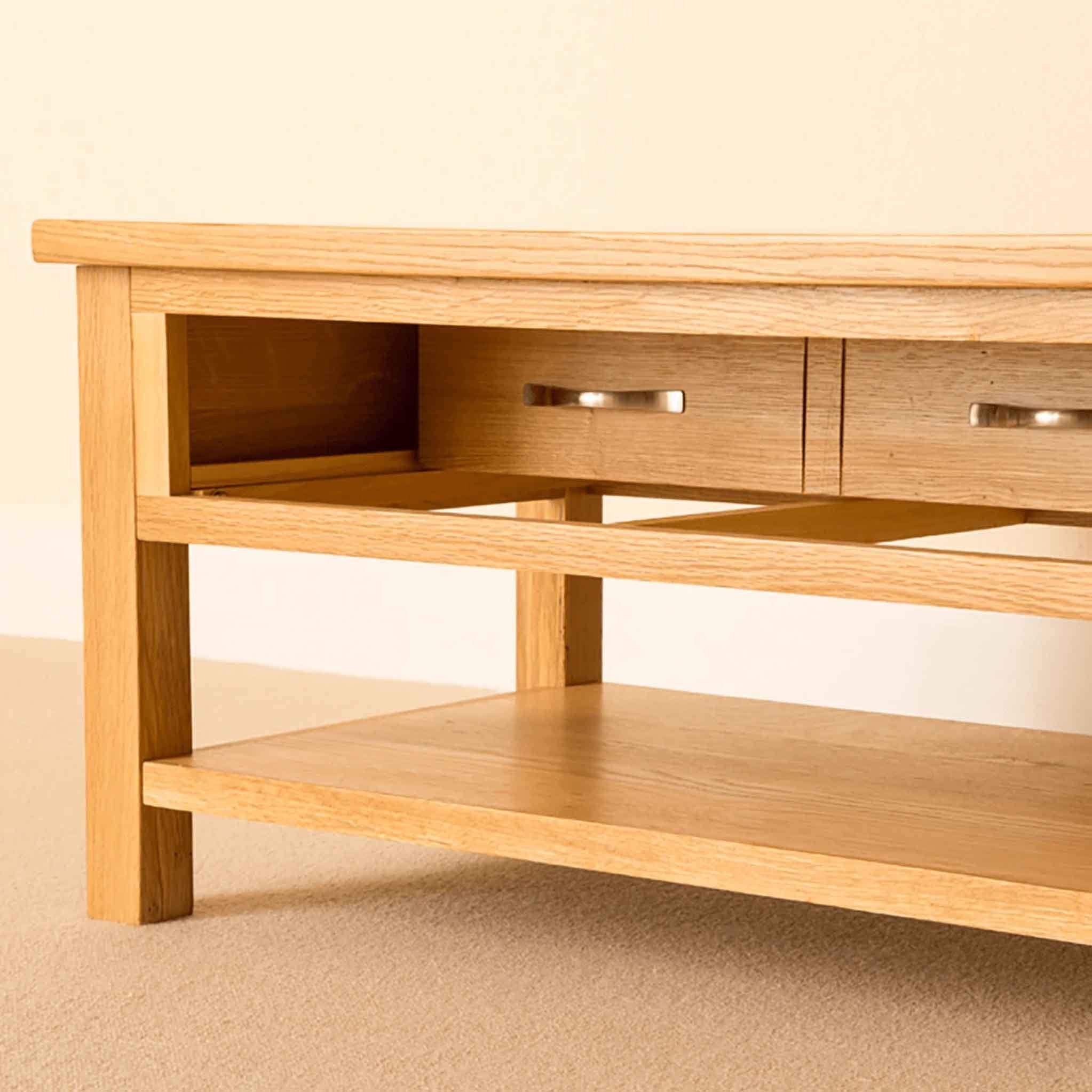 Newlyn Oak Coffee Table - Image 5