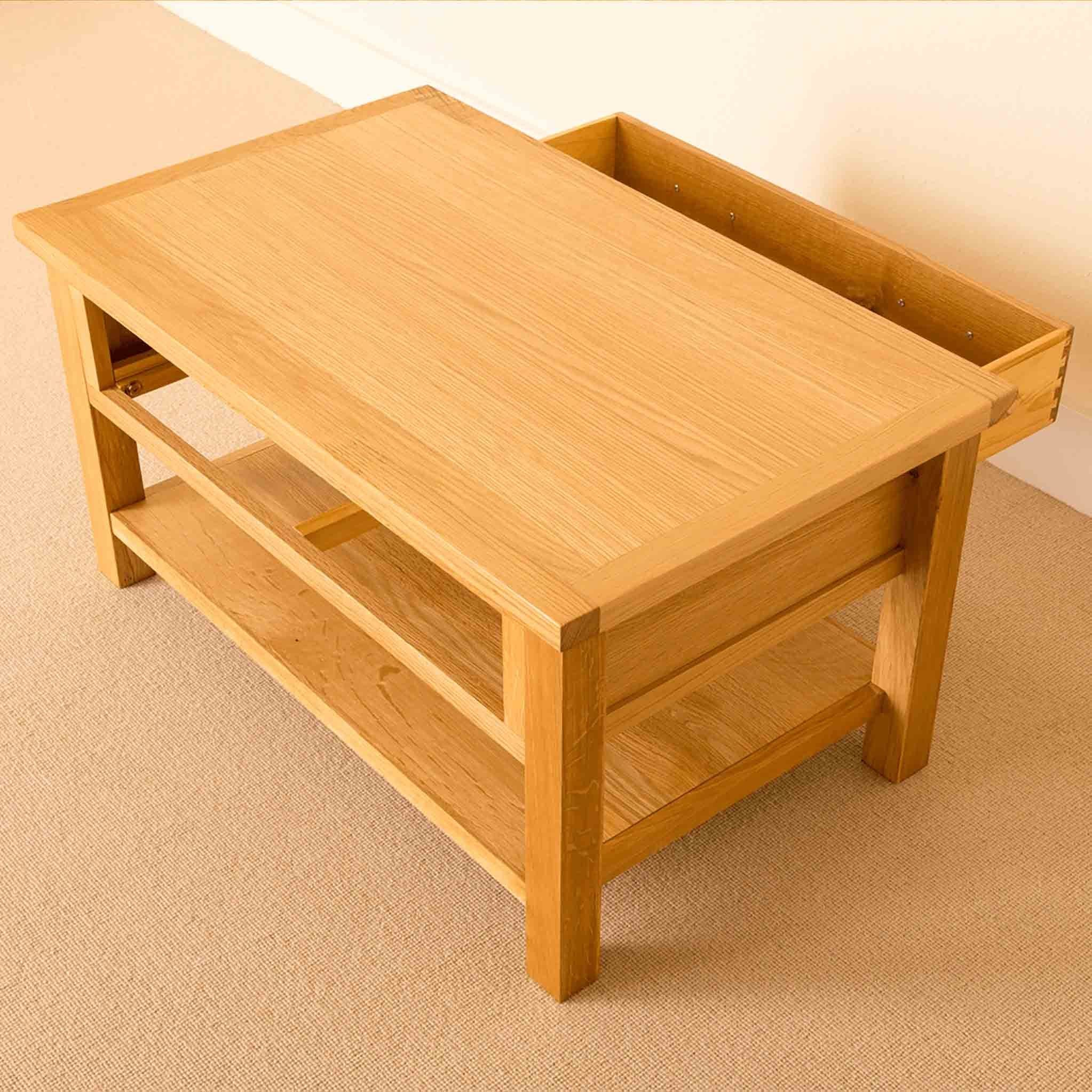 Newlyn Oak Coffee Table - Image 6