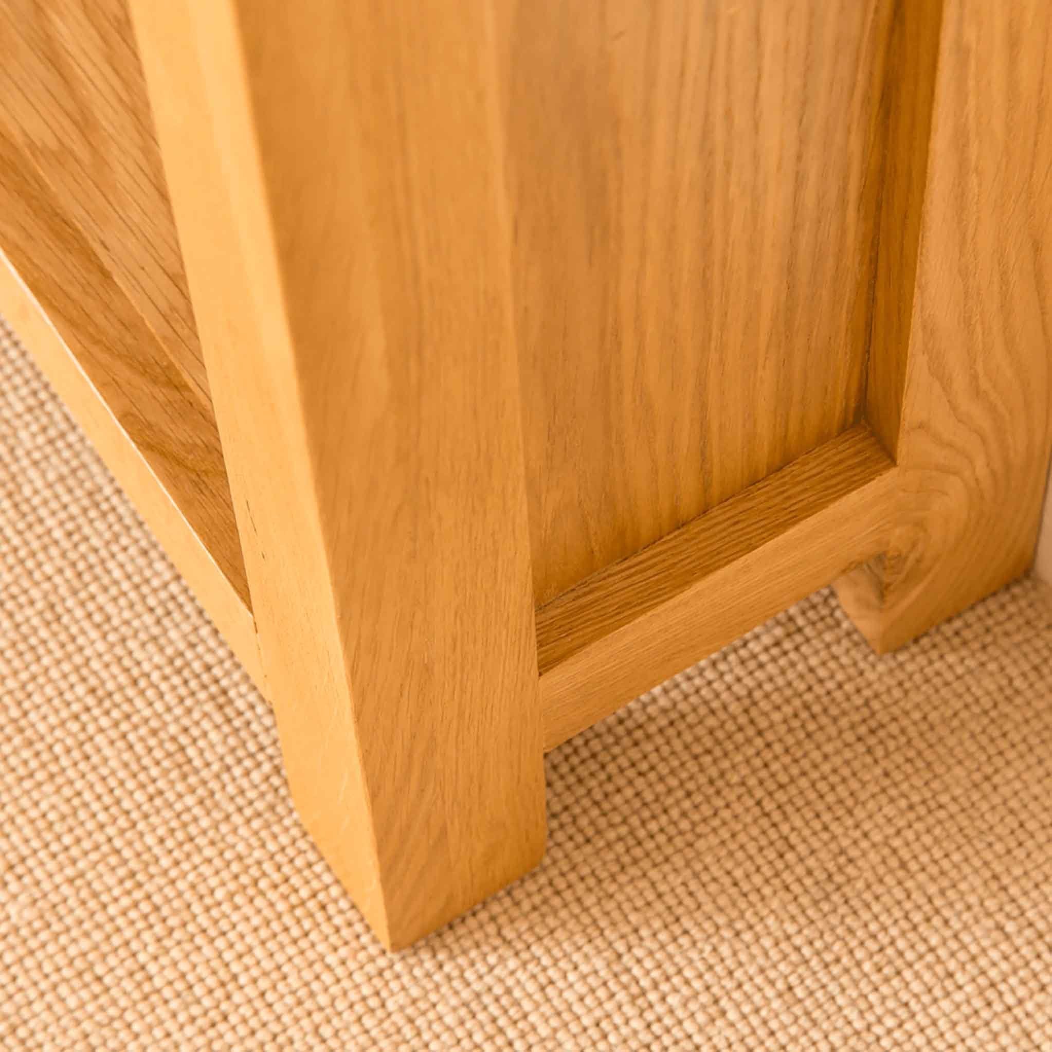 Newlyn Oak Small Bookcase - Image 6