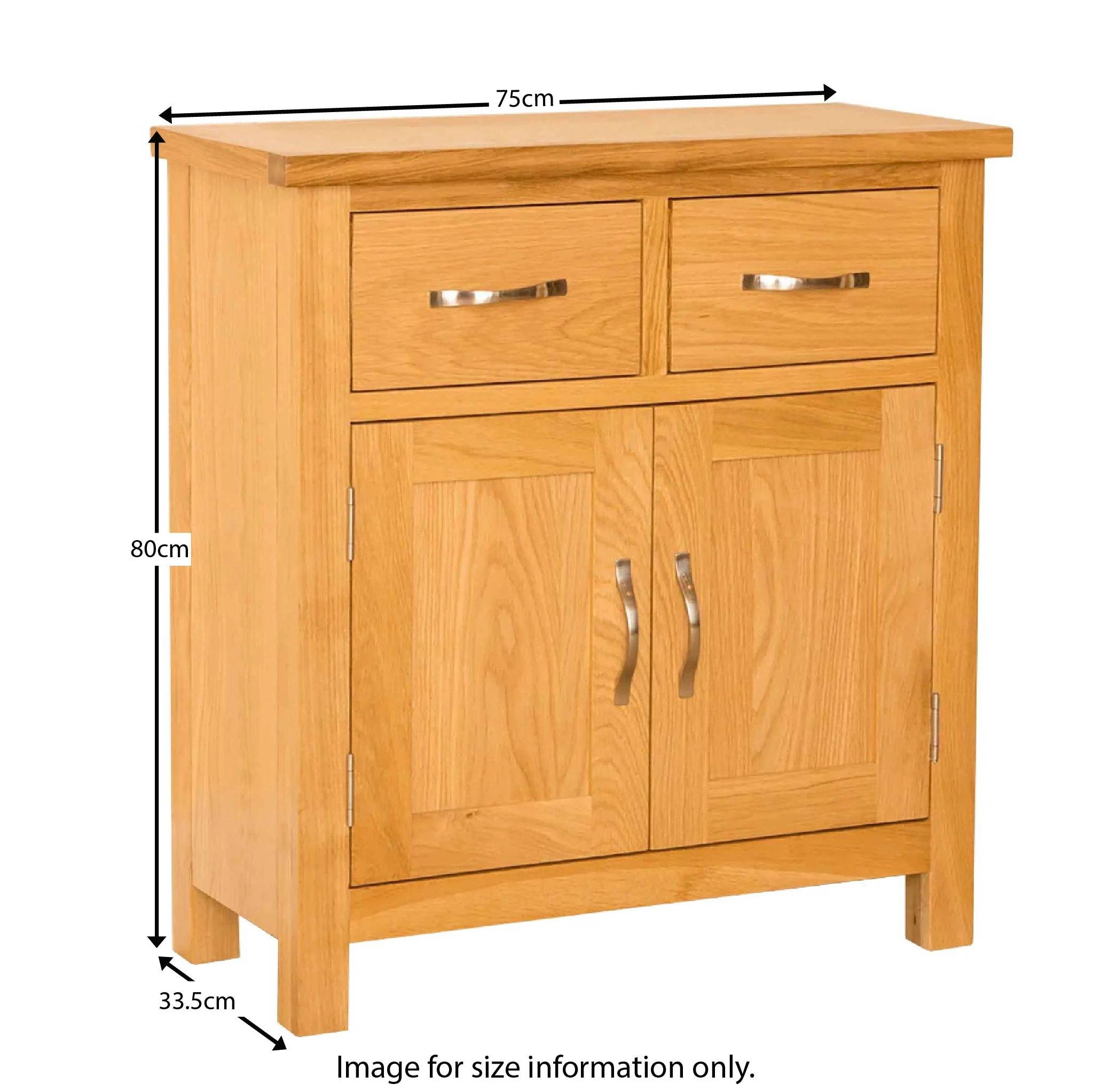 Newlyn Oak Mini Sideboard - Image 8