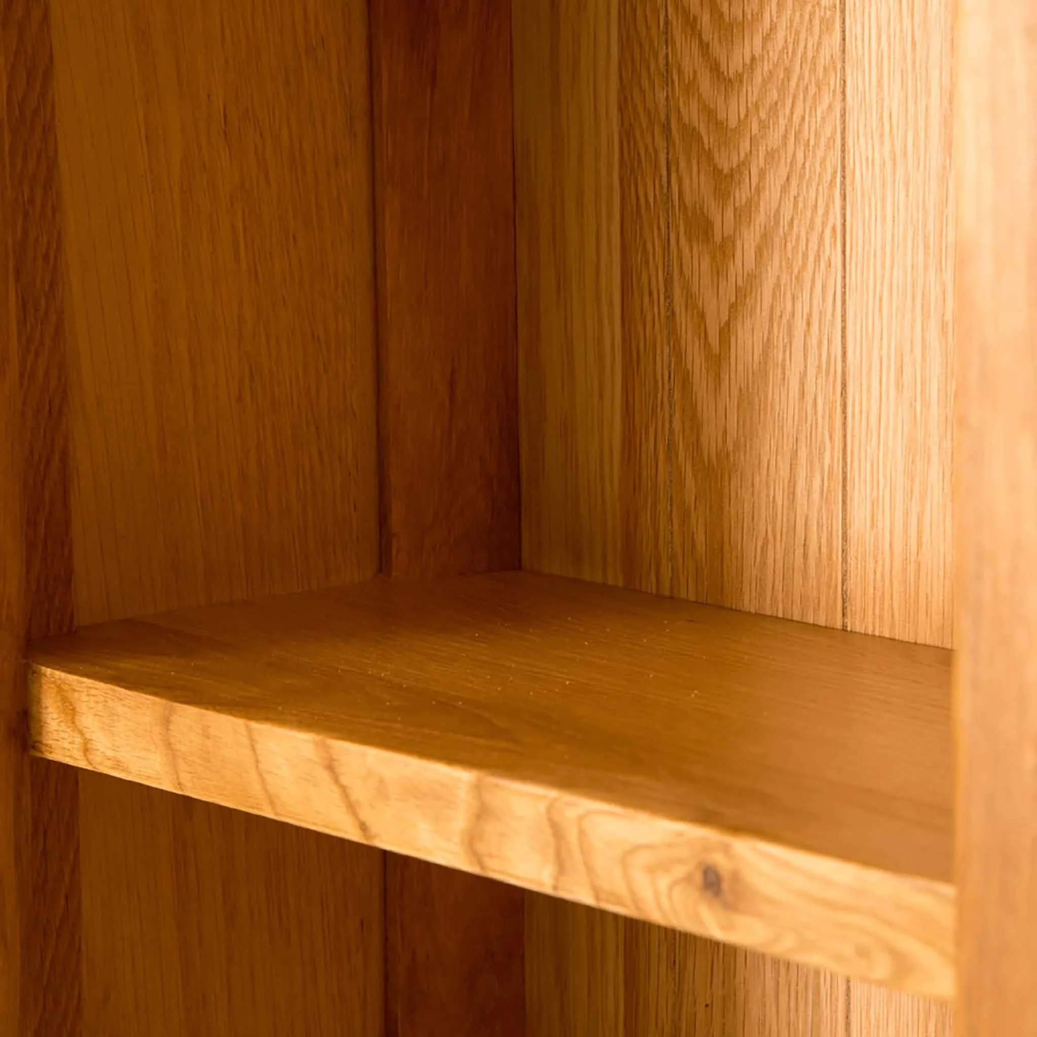 Newlyn Oak Narrow Bookcase - Image 4