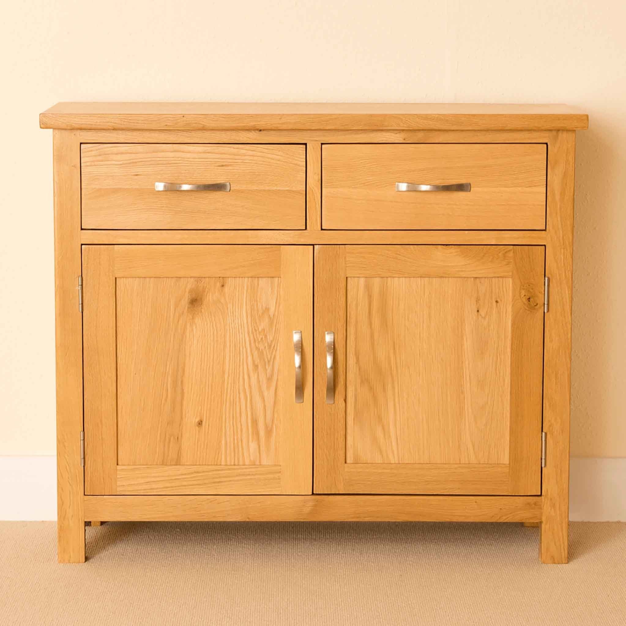 Newlyn Oak Small Sideboard - Image 4