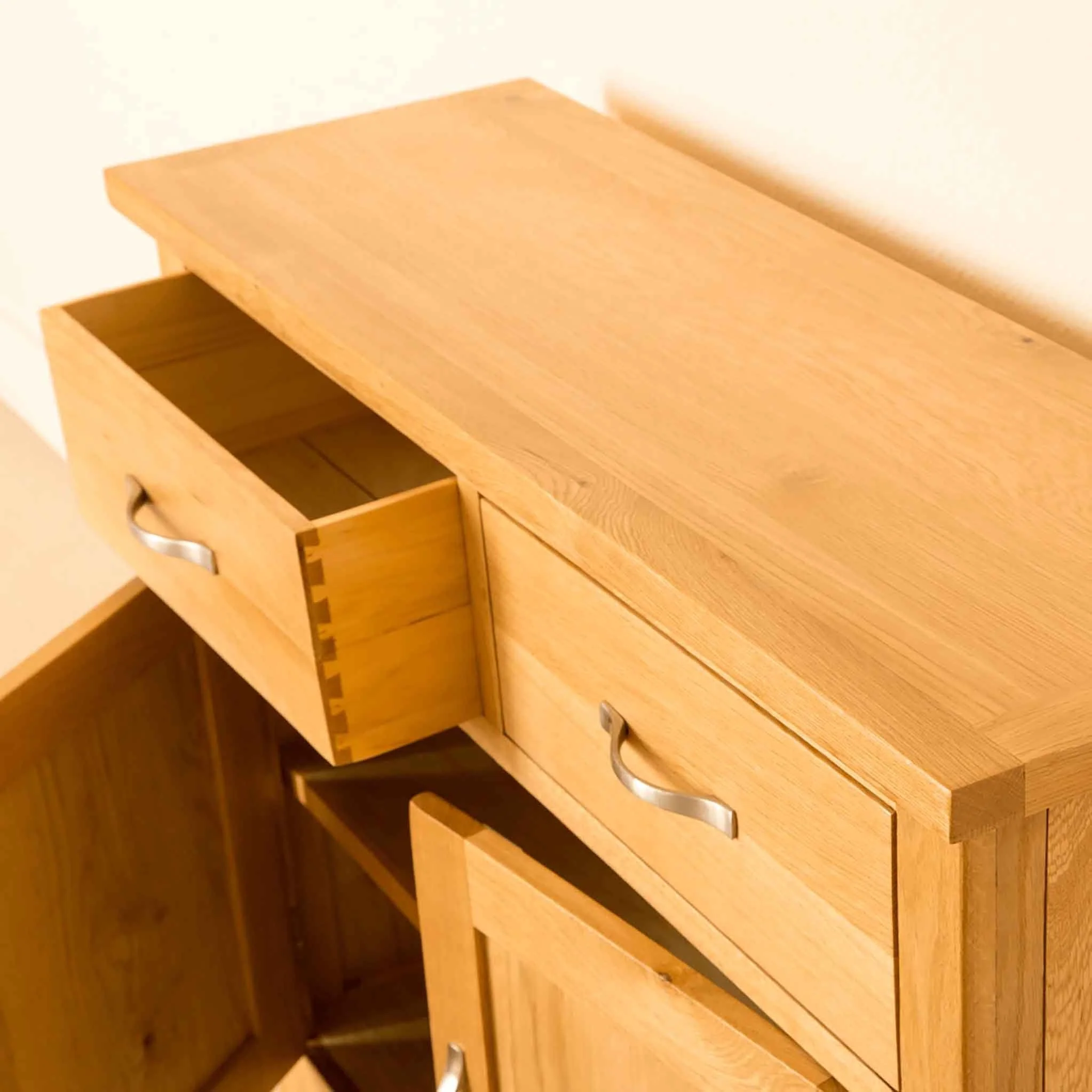 Newlyn Oak Small Sideboard - Image 6