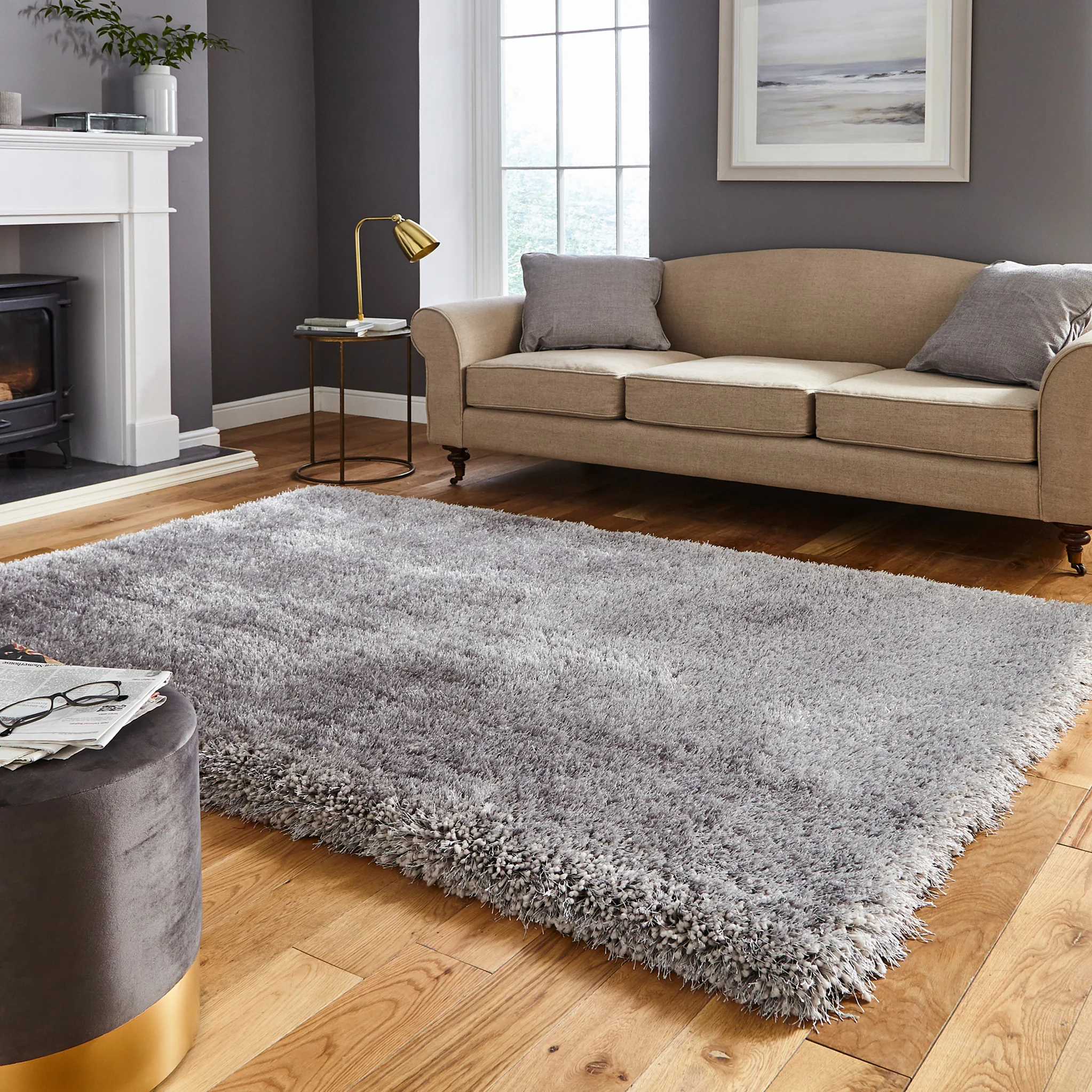 Newton Deluxe Shaggy Rug - Image 10