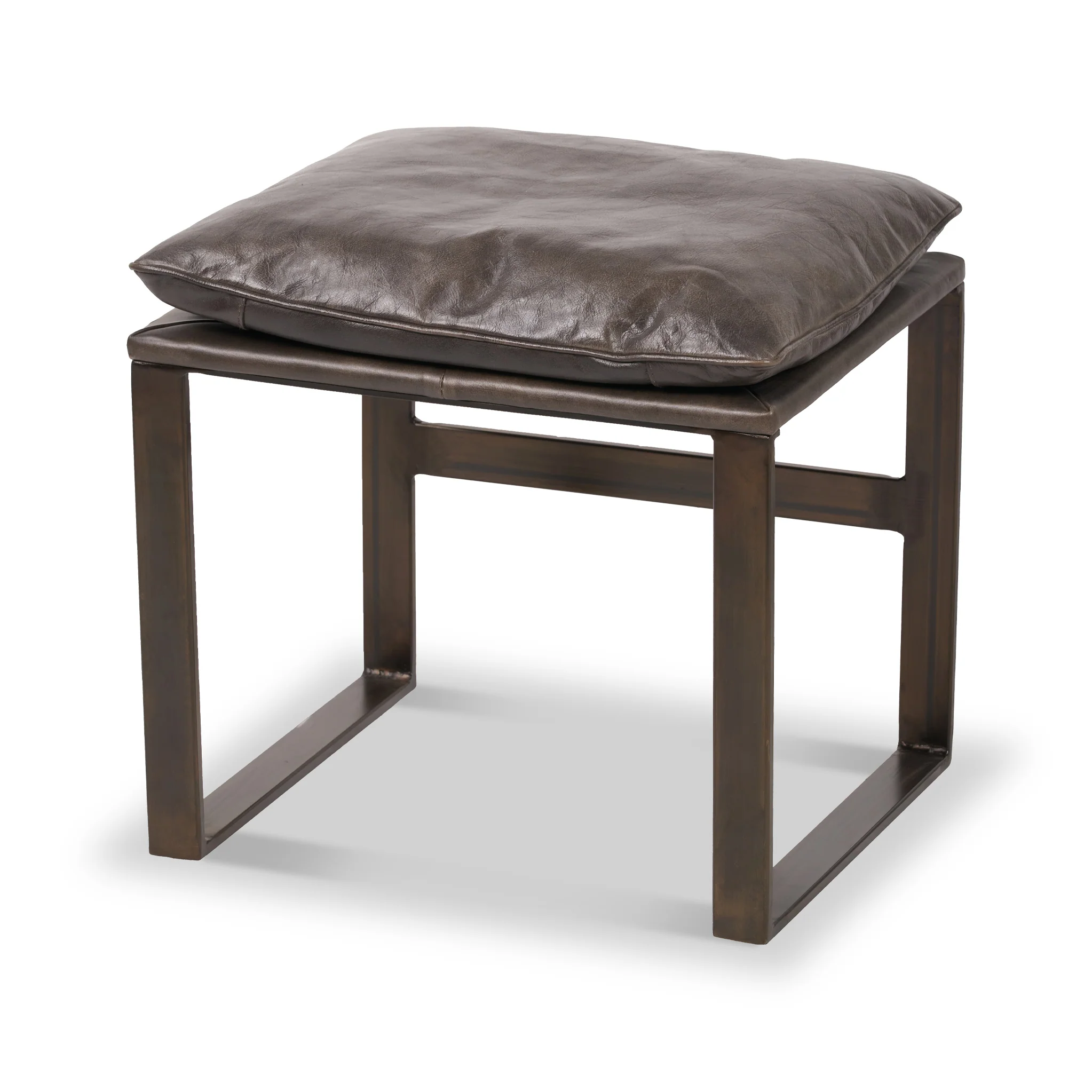 Nico Leather Accent Chair & Footstool - Image 17