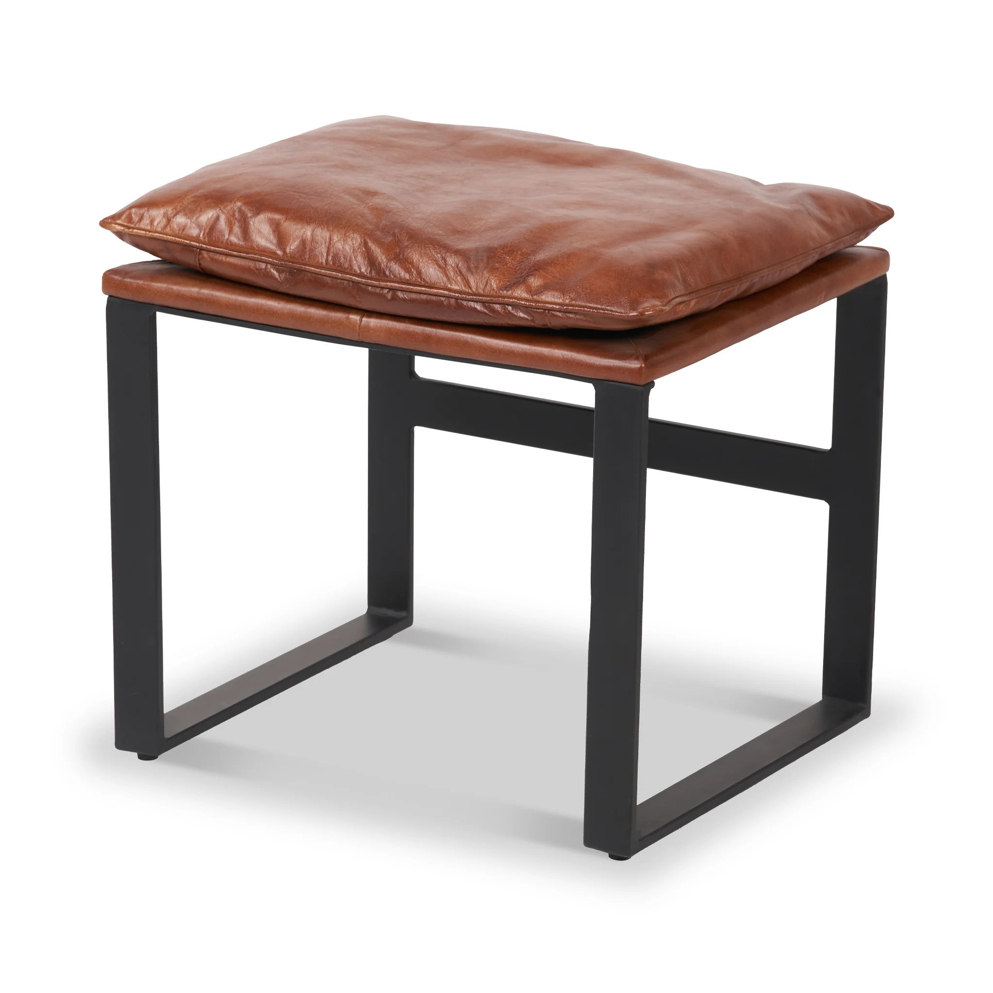 Nico Leather Accent Chair & Footstool - Image 8