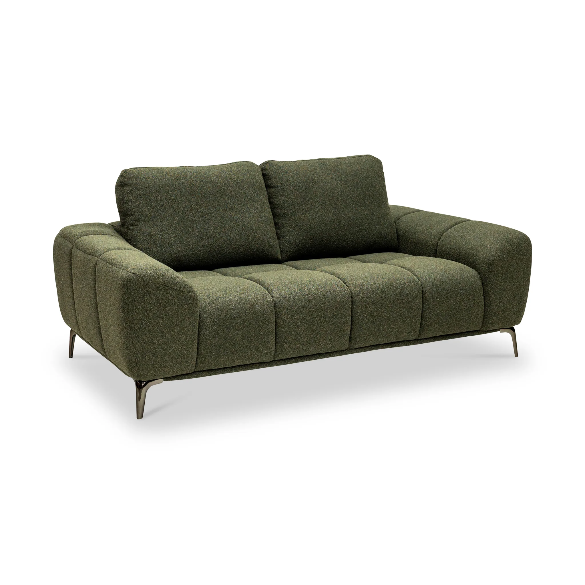 Noelle Textured Fabric 2 Seater Sofa - Image 3