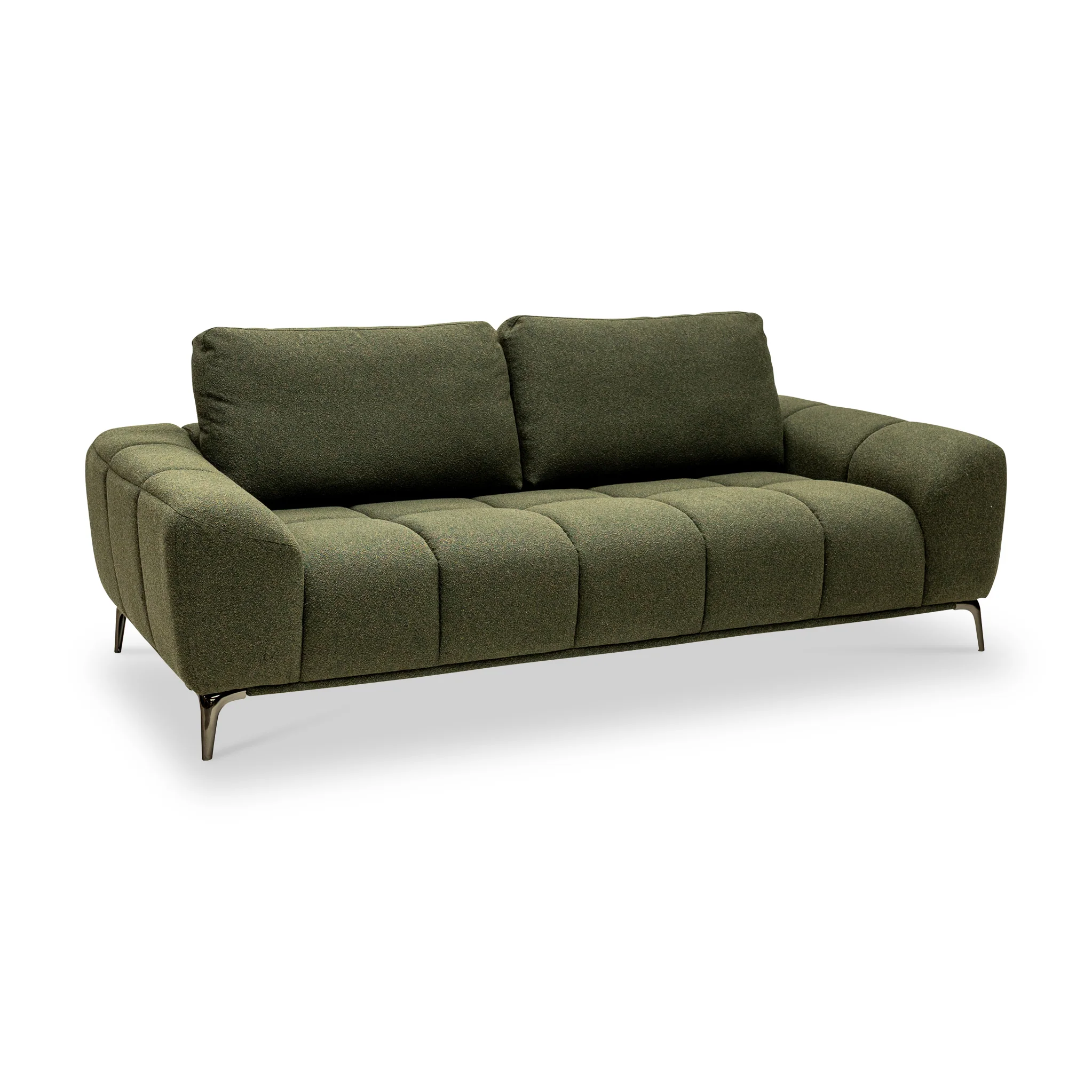 Noelle Textured Fabric 3 Seater Sofa - Image 3
