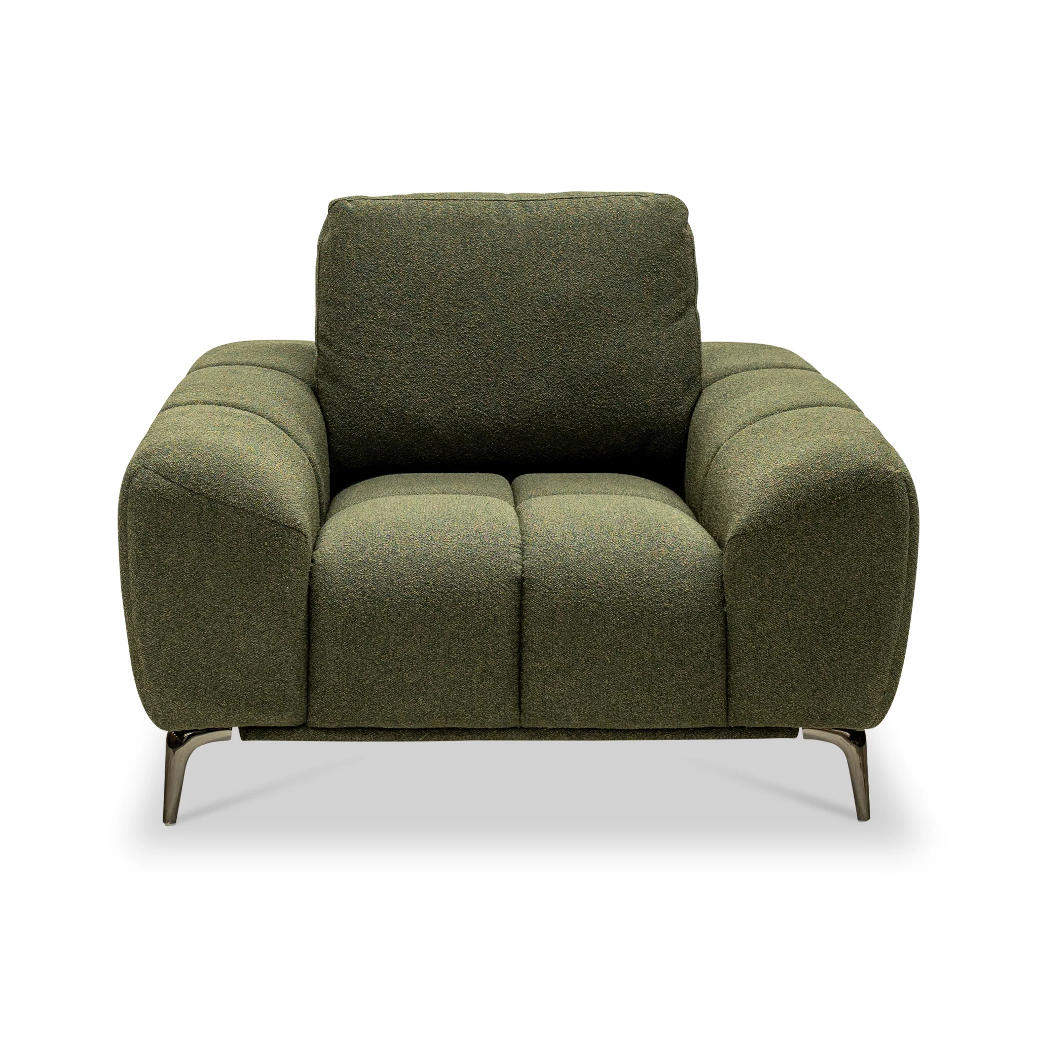 Noelle Textured Fabric Armchair - Image 3