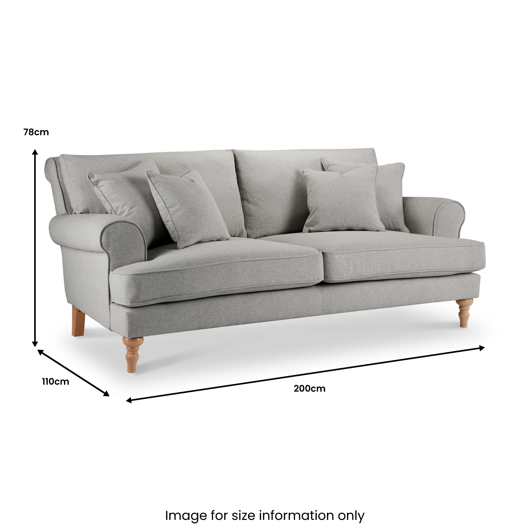 Norbury 3 Seater Sofa - Image 41