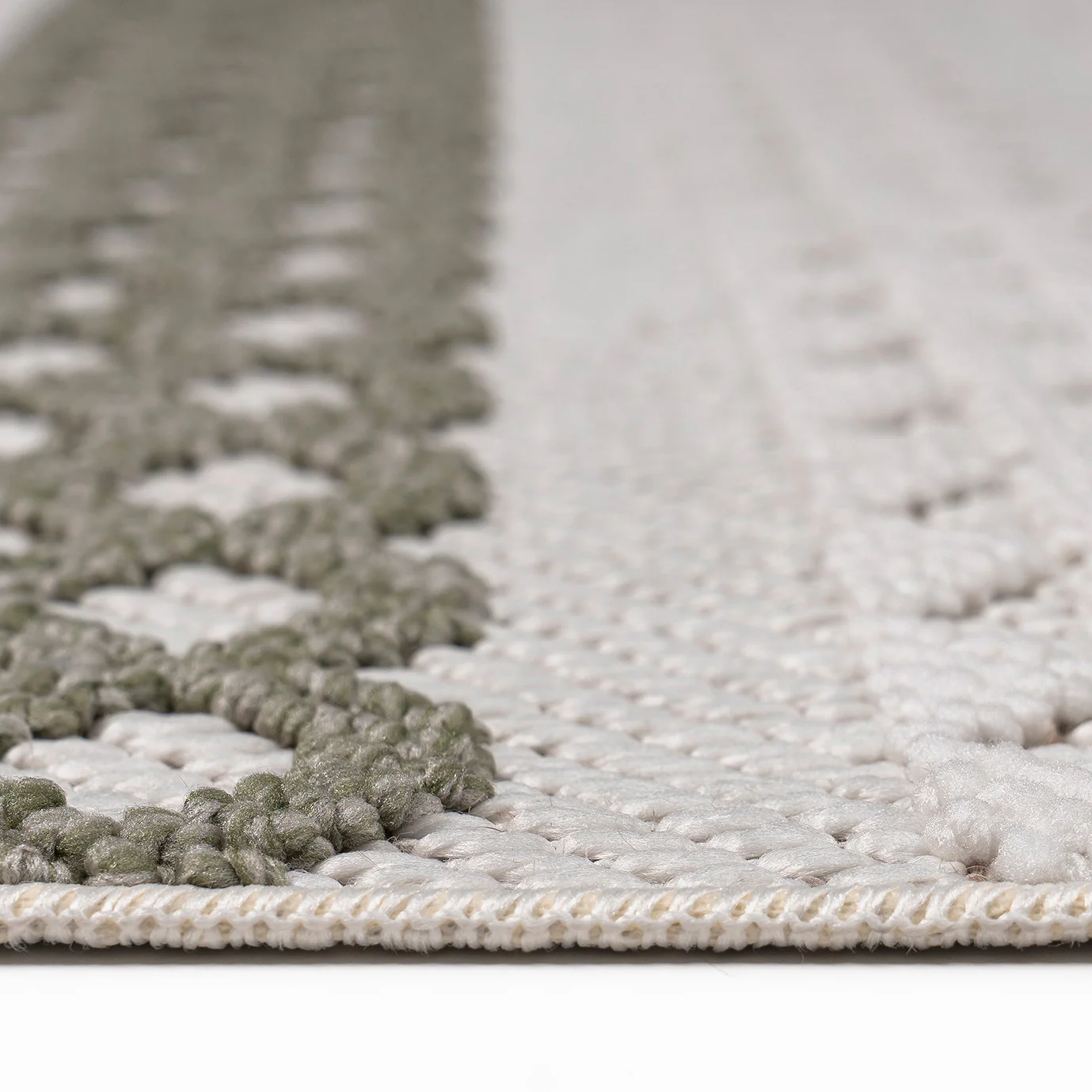 Norcross Flat and Loop Design Tassled Rug - Image 4